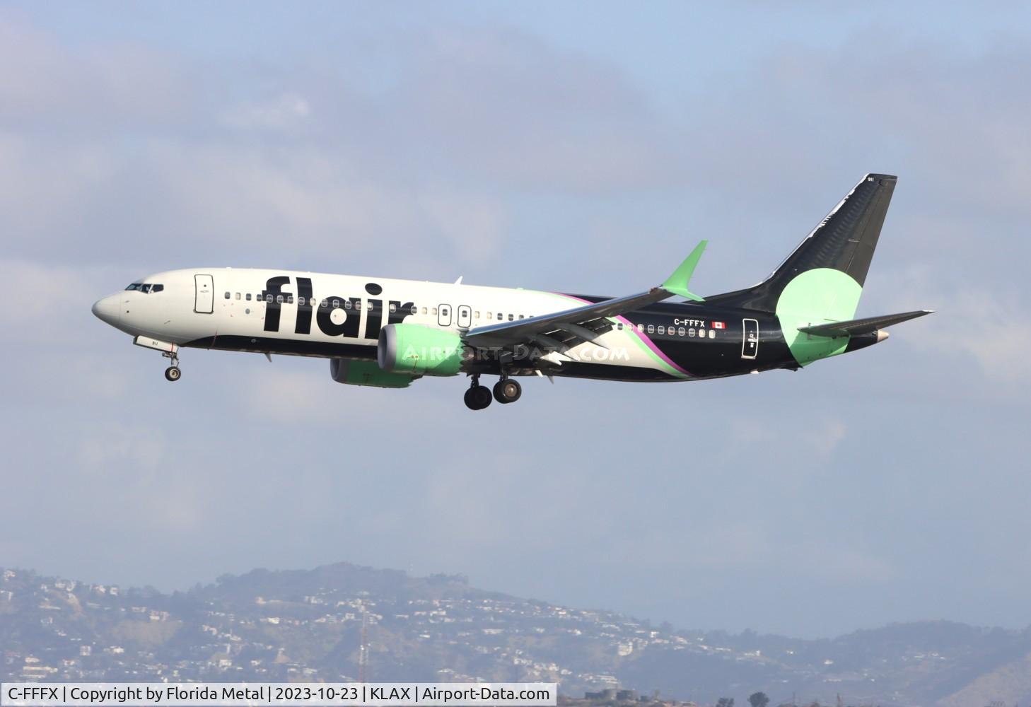 C-FFFX, 2019 Boeing 737-8 MAX C/N 61809, FLE 737-8 zx YVR-LAX