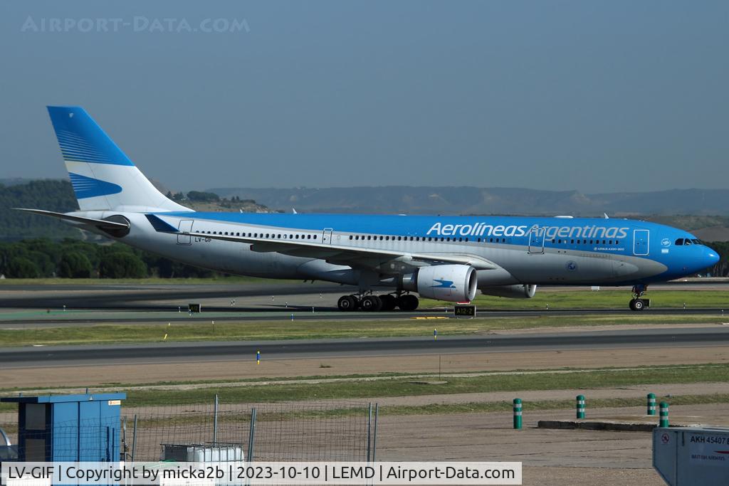 LV-GIF, 2016 Airbus A330-202 C/N 1748, Taxiing