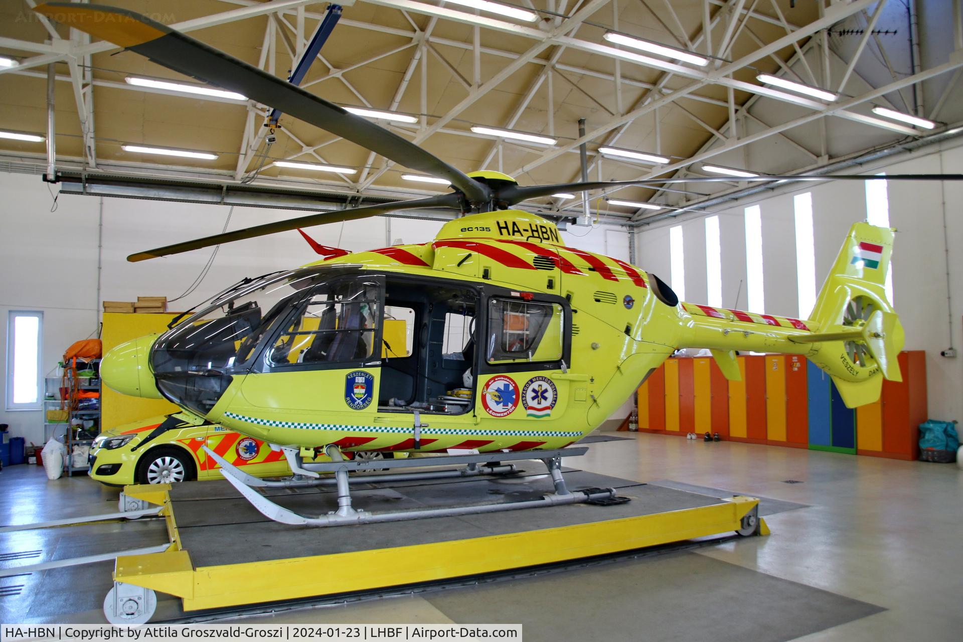 HA-HBN, 2008 Eurocopter EC-135P-2+ C/N 0669, LHBF - Balatonfüred aerial Ambulance base, Hungary