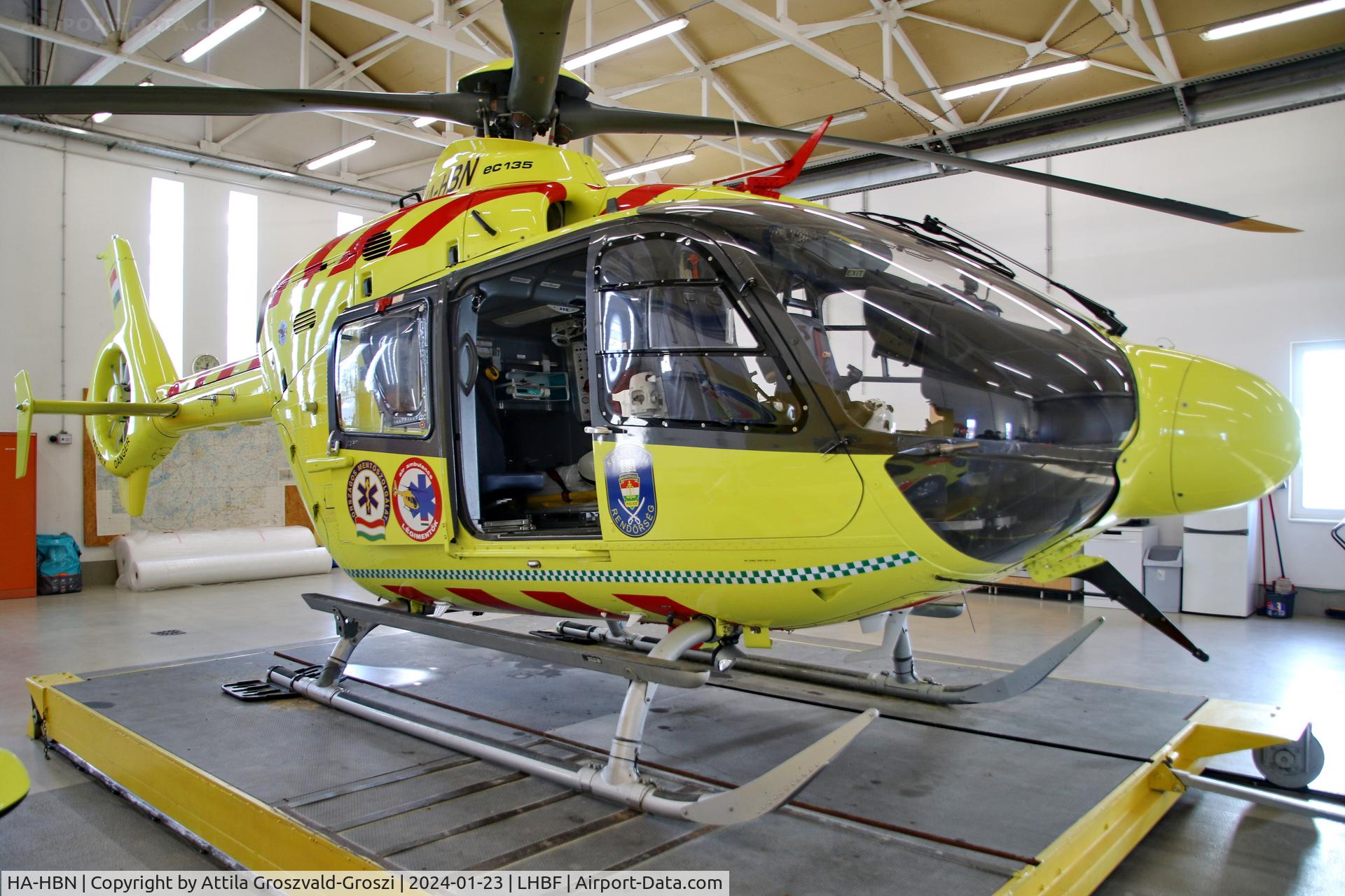 HA-HBN, 2008 Eurocopter EC-135P-2+ C/N 0669, LHBF - Balatonfüred aerial Ambulance base, Hungary