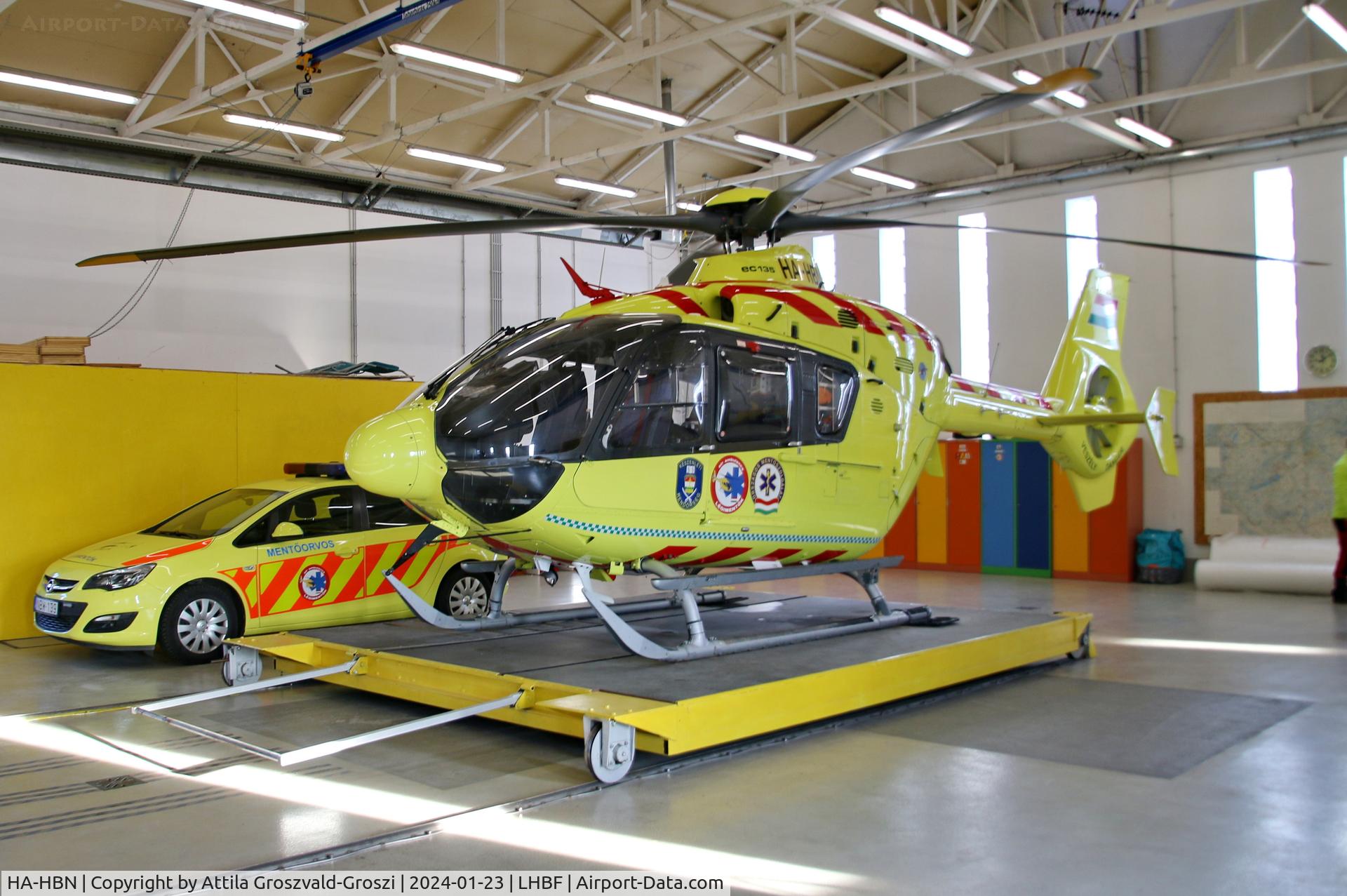 HA-HBN, 2008 Eurocopter EC-135P-2+ C/N 0669, LHBF - Balatonfüred aerial Ambulance base, Hungary