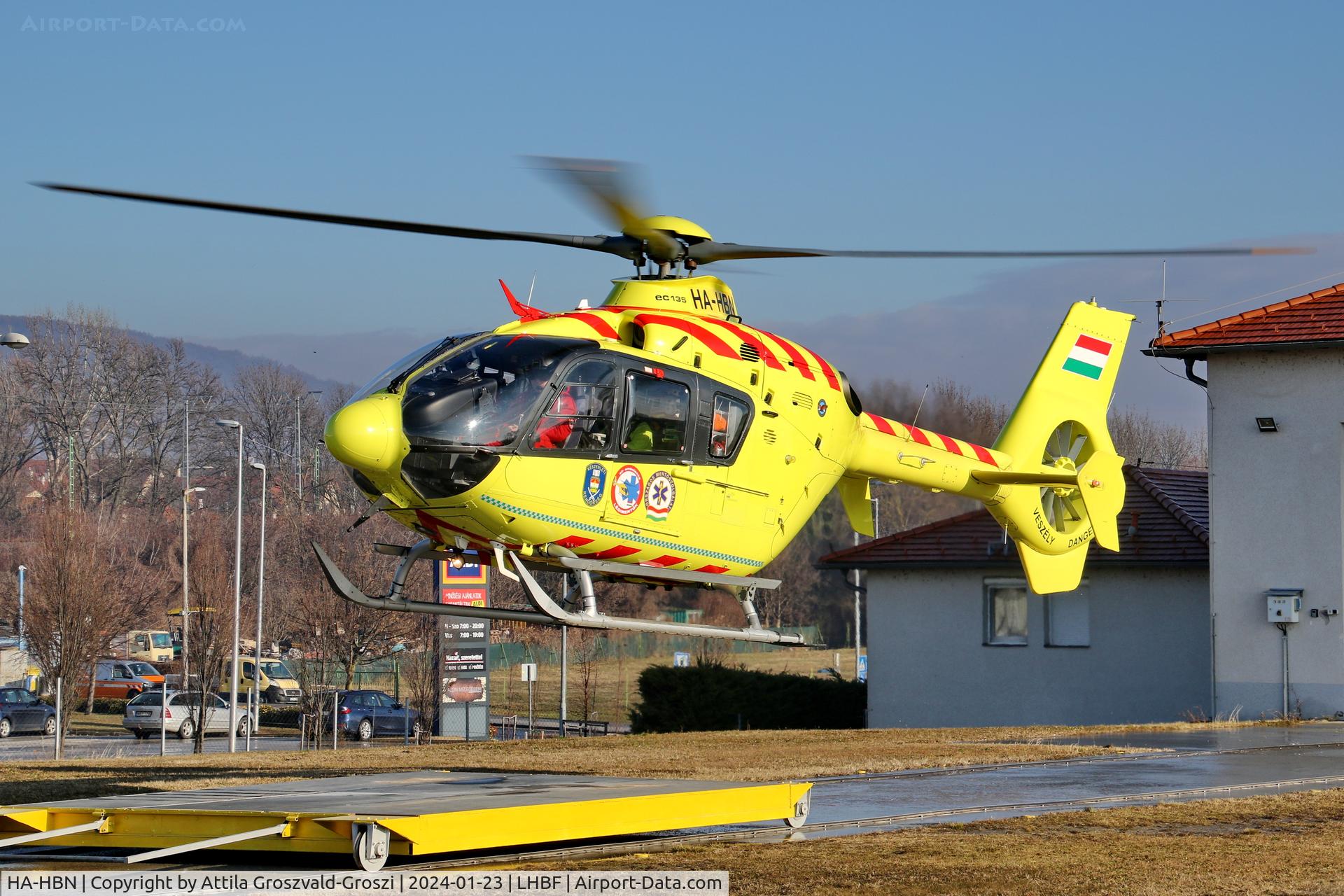 HA-HBN, 2008 Eurocopter EC-135P-2+ C/N 0669, LHBF - Balatonfüred aerial Ambulance base, Hungary