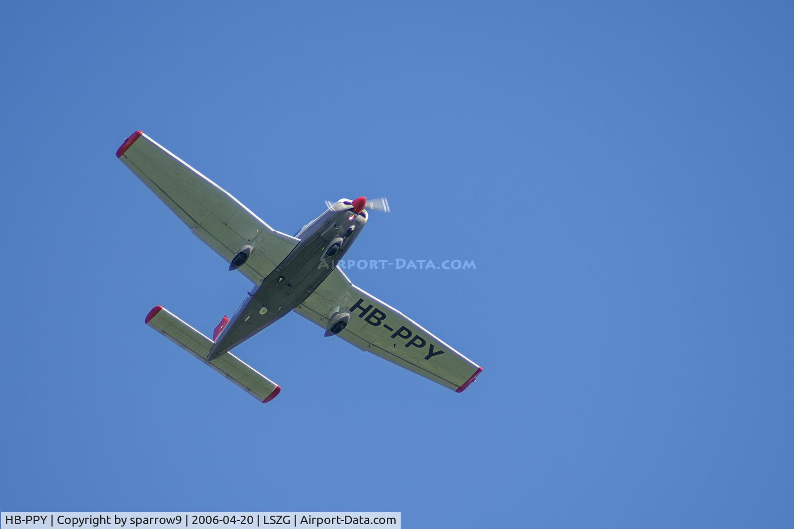 HB-PPY, 1993 Piper PA-28-181 Archer II C/N 2890194, At Grenchen. HB-registered since 2000-03-16