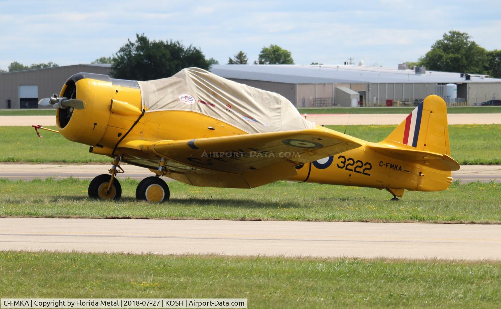C-FMKA, 1941 Noorduyn AT-16 Harvard II C/N 75-3496, Harvard zx