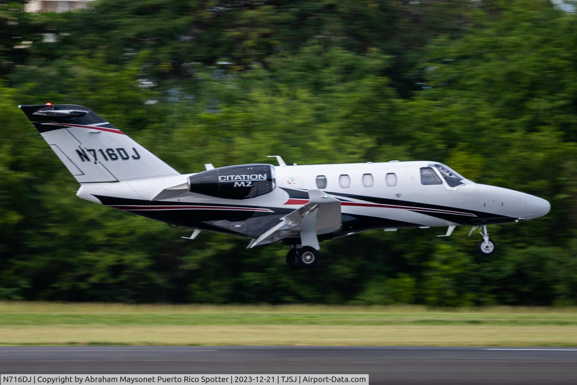 N716DJ, Cessna 525 Citation M2 C/N 525-1087, New on data base