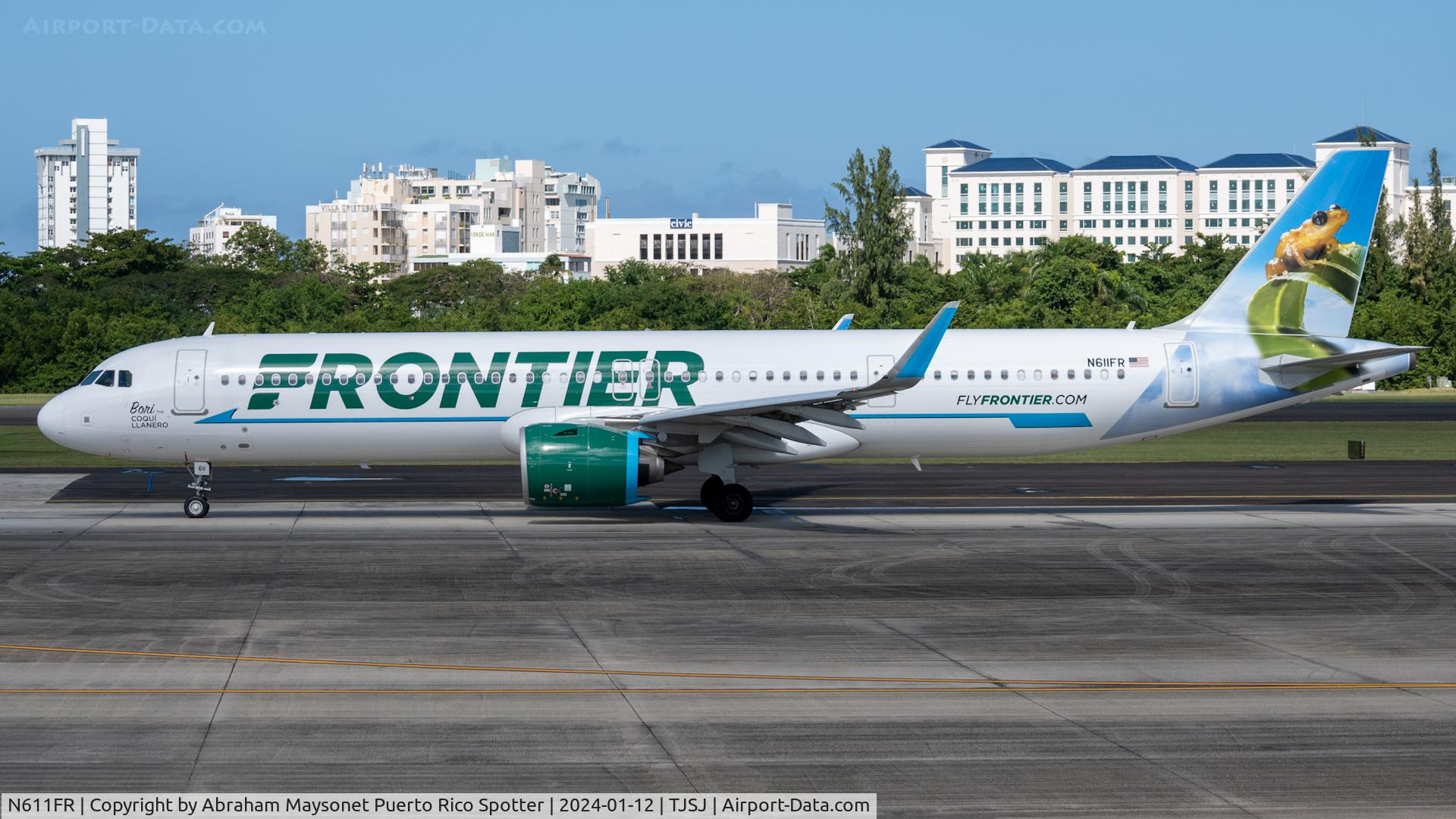 N611FR, Airbus A321-271NX C/N 11204, New on data base