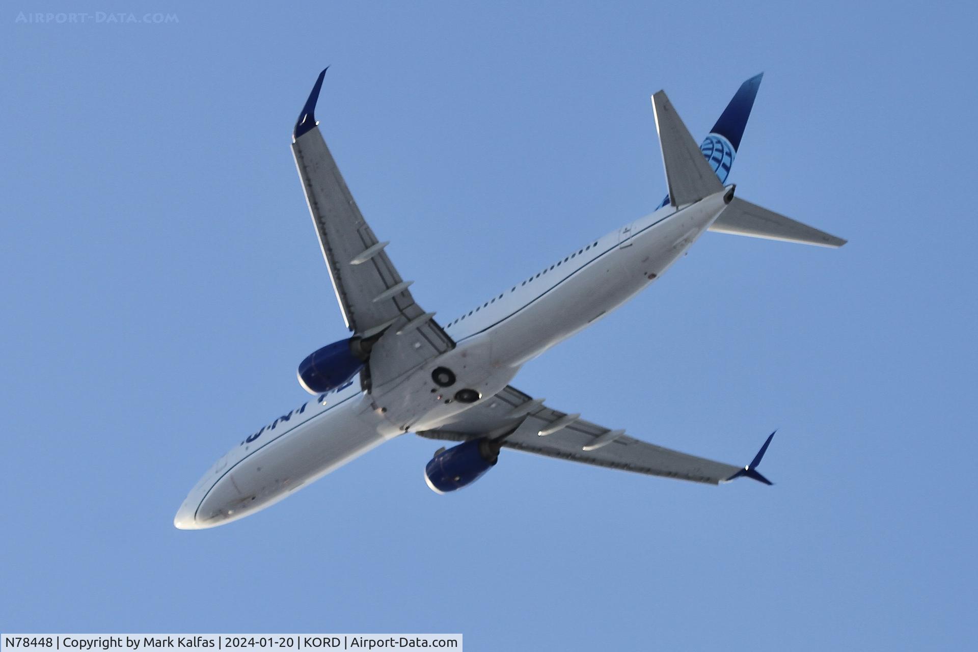 N78448, 2012 Boeing 737-924/ER C/N 40003, B739 United Airlines  BOEING 737-924ER N78448 UAL1092 ORD-RSW
