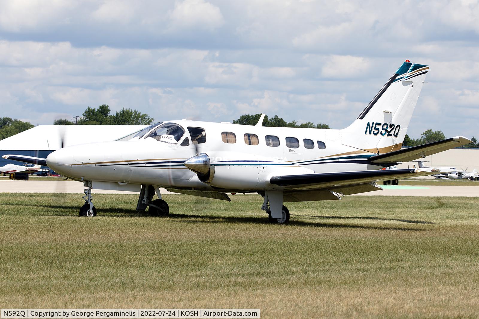 N592Q, 1986 Cessna 441 Conquest 11-10 C/N 441-0361, Oshkosh 2022.