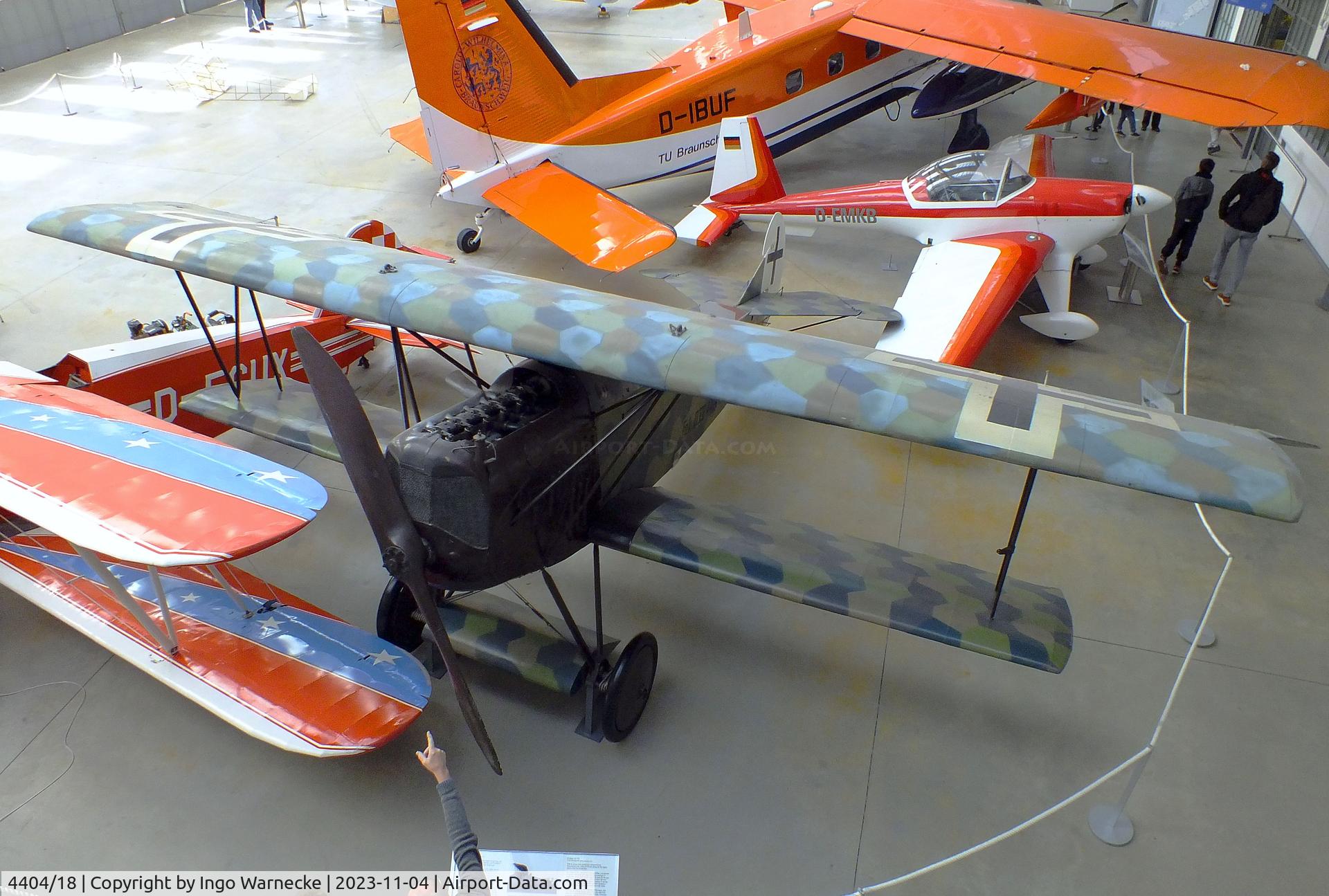 4404/18, Fokker D-VII C/N Not found 4404/18, Fokker D VII at the Flugwerft Schleißheim of Deutsches Museum, Oberschleißheim