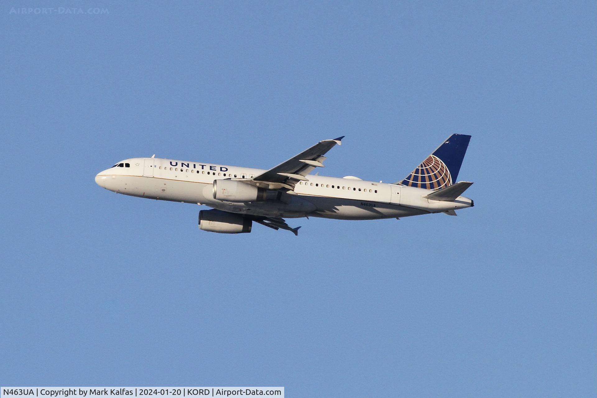 N463UA, 2000 Airbus A320-232 C/N 1282, A320 United Airlines Airbus A320 N463UA UAL1698  ORD-PDX