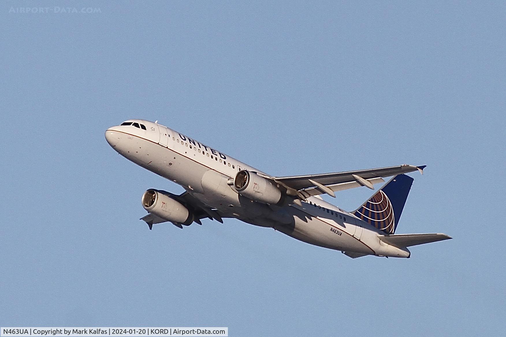 N463UA, 2000 Airbus A320-232 C/N 1282, A320 United Airlines Airbus A320 N463UA UAL1698  ORD-PDX