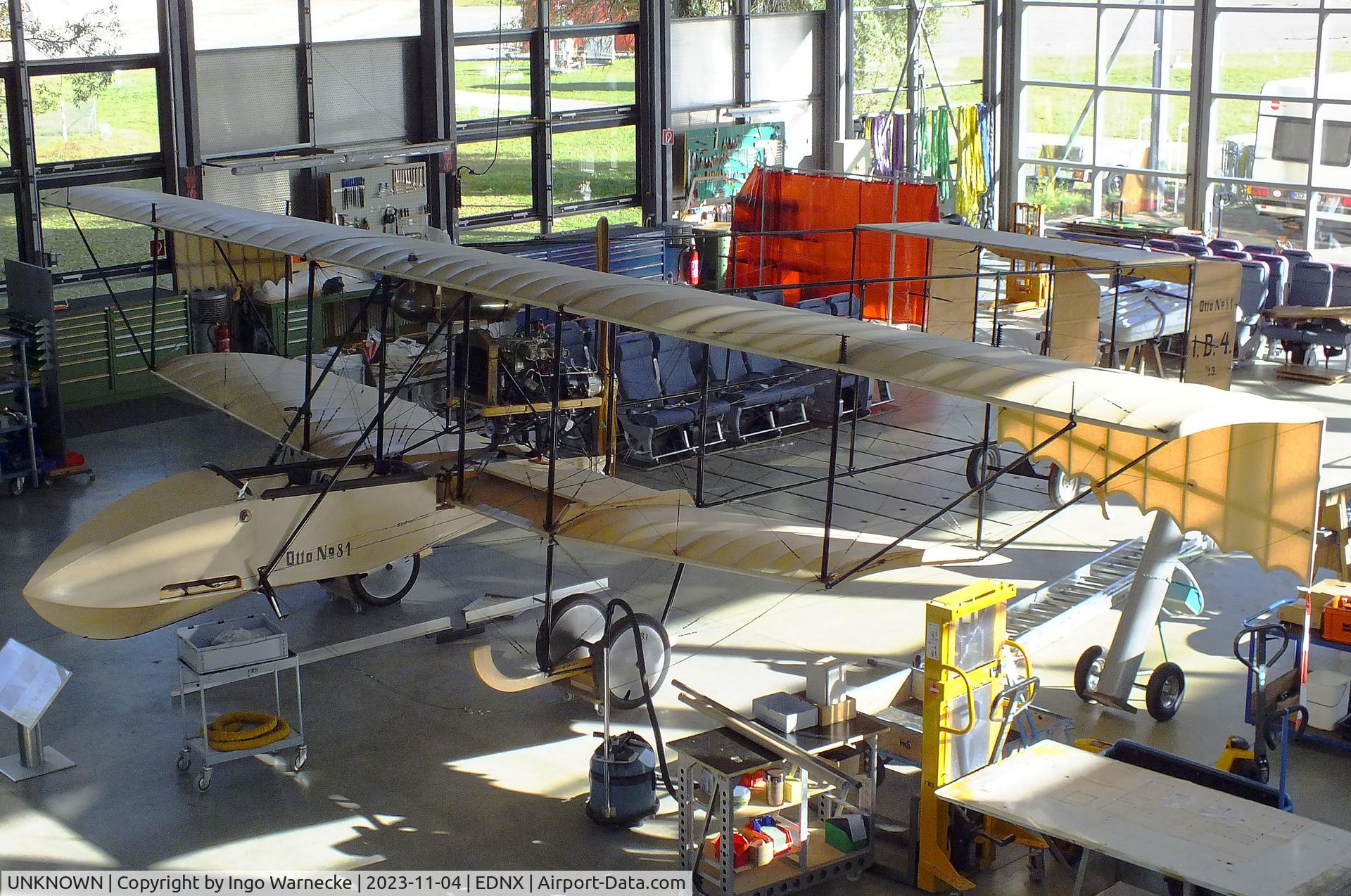 UNKNOWN, Werftverein Schleißheim Otto Doppeldecker replica C/N 01, Otto (Werftverein Schleißheim) Doppeldecker 1912 model replica (it is planned to be flown) at the Flugwerft Schleißheim of Deutsches Museum, Oberschleißheim