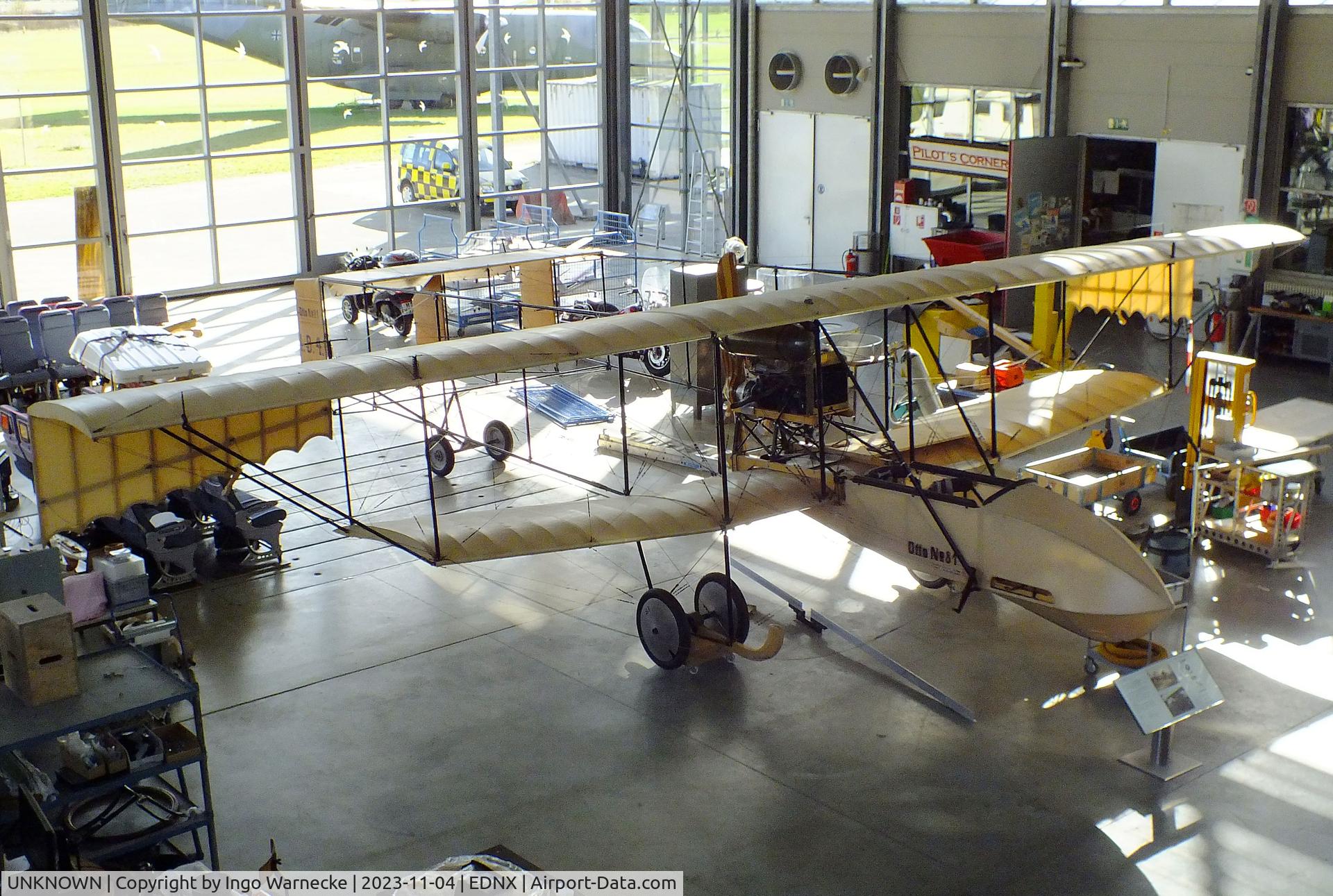 UNKNOWN, Werftverein Schleißheim Otto Doppeldecker replica C/N 01, Otto (Werftverein Schleißheim) Doppeldecker 1912 model replica (it is planned to be flown) at the Flugwerft Schleißheim of Deutsches Museum, Oberschleißheim