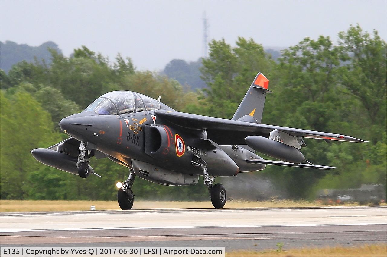 E135, Dassault-Dornier Alpha Jet E C/N E135, Dassault-Dornier Alpha Jet E, Take off rwy 29, St Dizier-Robinson Air Base 113 (LFSI)