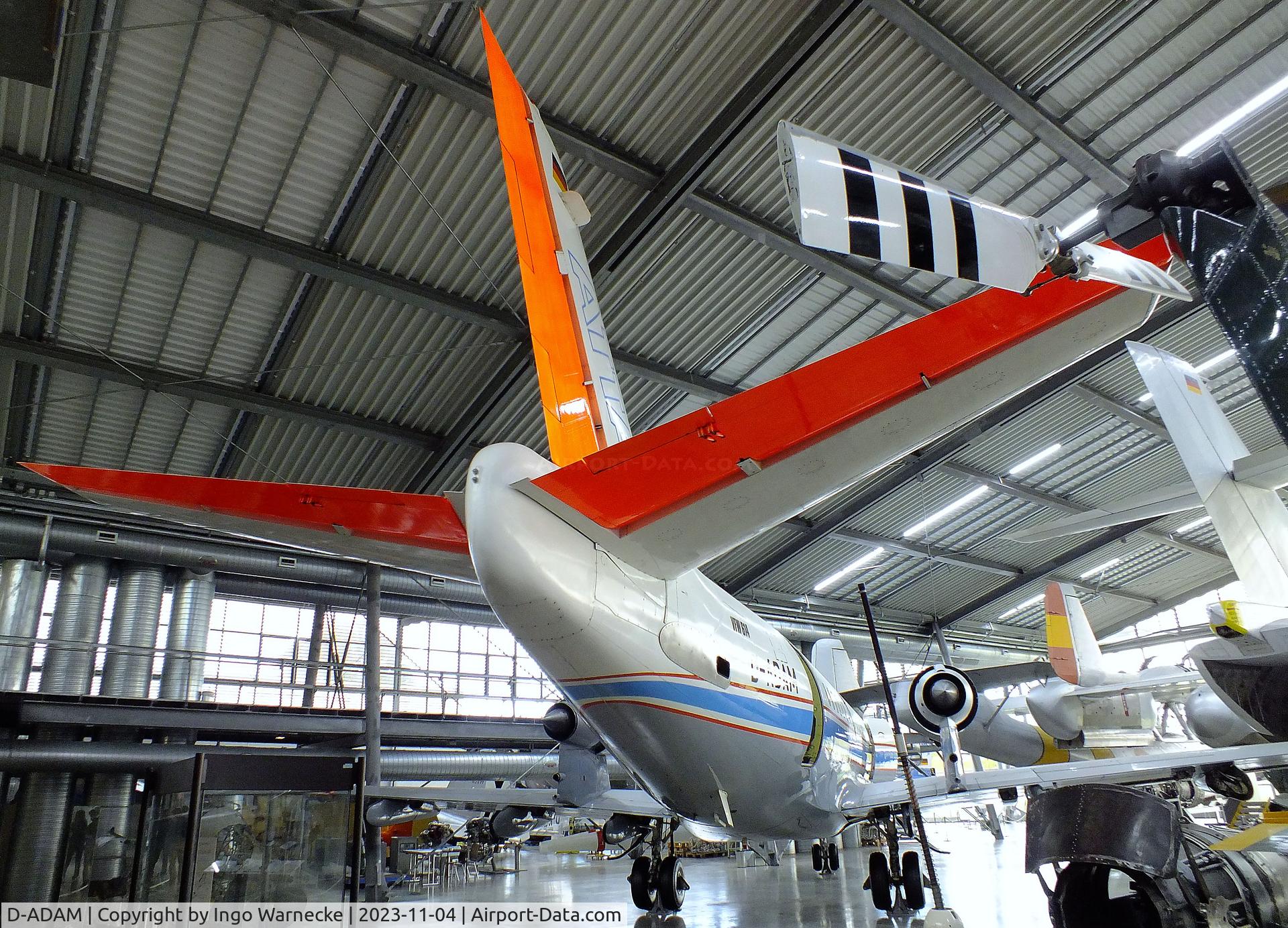 D-ADAM, 1978 VFW-Fokker VFW-614 C/N G17, VFW 614 ATTAS (Advanced Technologies Testing Aircraft System) at the Flugwerft Schleißheim of Deutsches Museum, Oberschleißheim