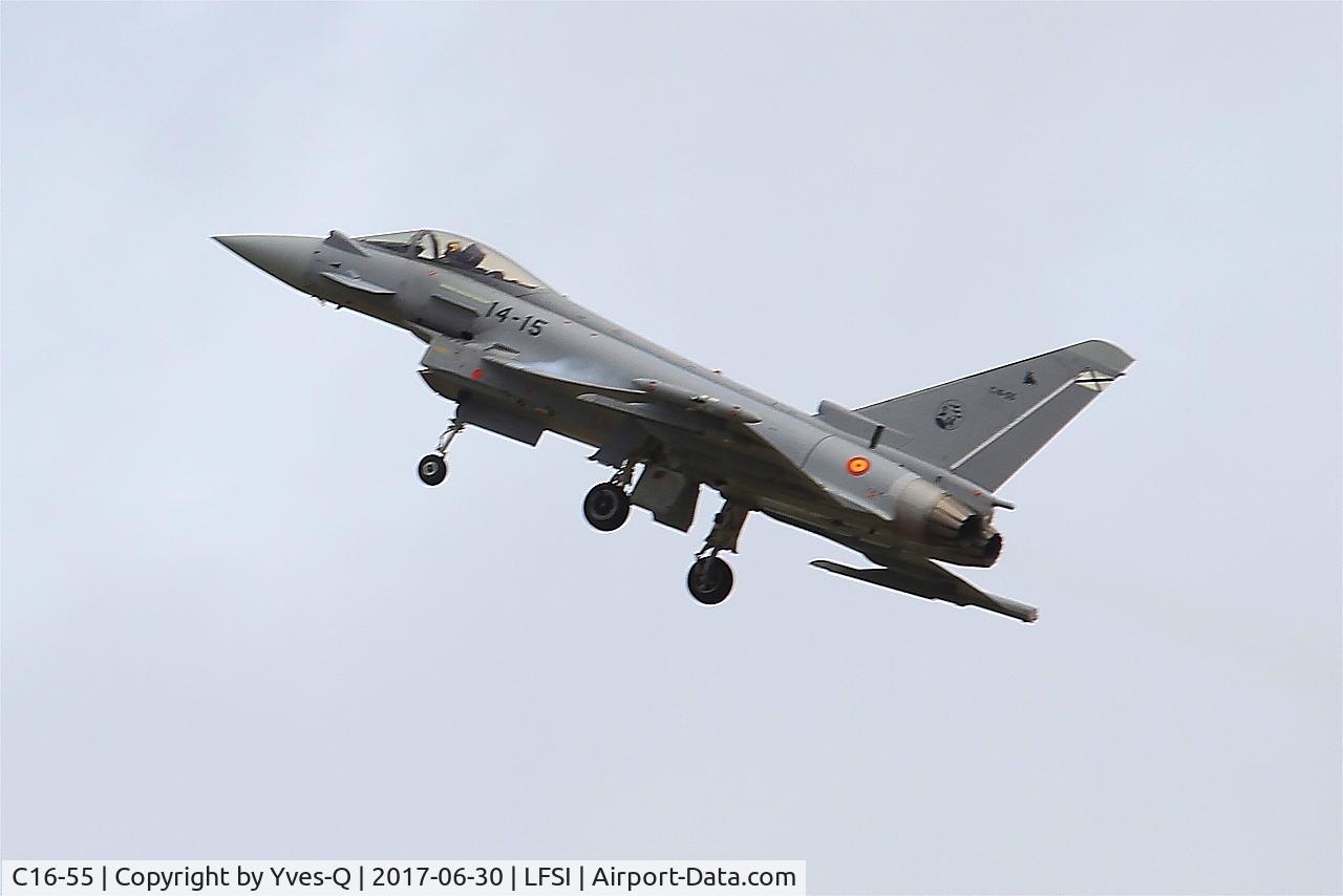 C16-55, Eurofighter EF-2000 Typhoon S C/N SS037, Eurofighter EF-2000 Typhoon S, On display, St Dizier-Robinson Air Base 113 (LFSI)