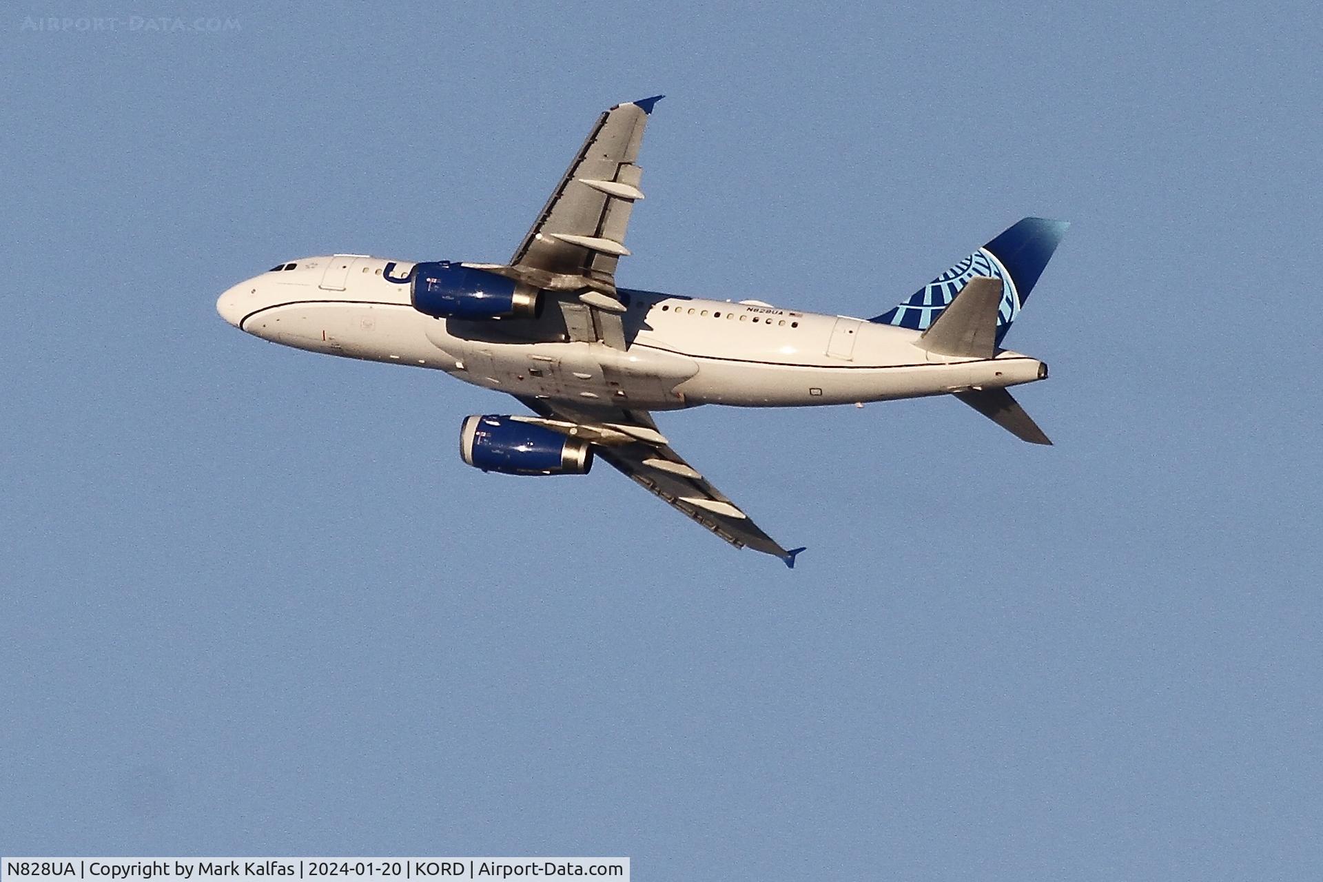N828UA, 1999 Airbus A319-131 C/N 1031, A319 United Airlines Airbus A319 N828UA UAL1843 ORD-IAD