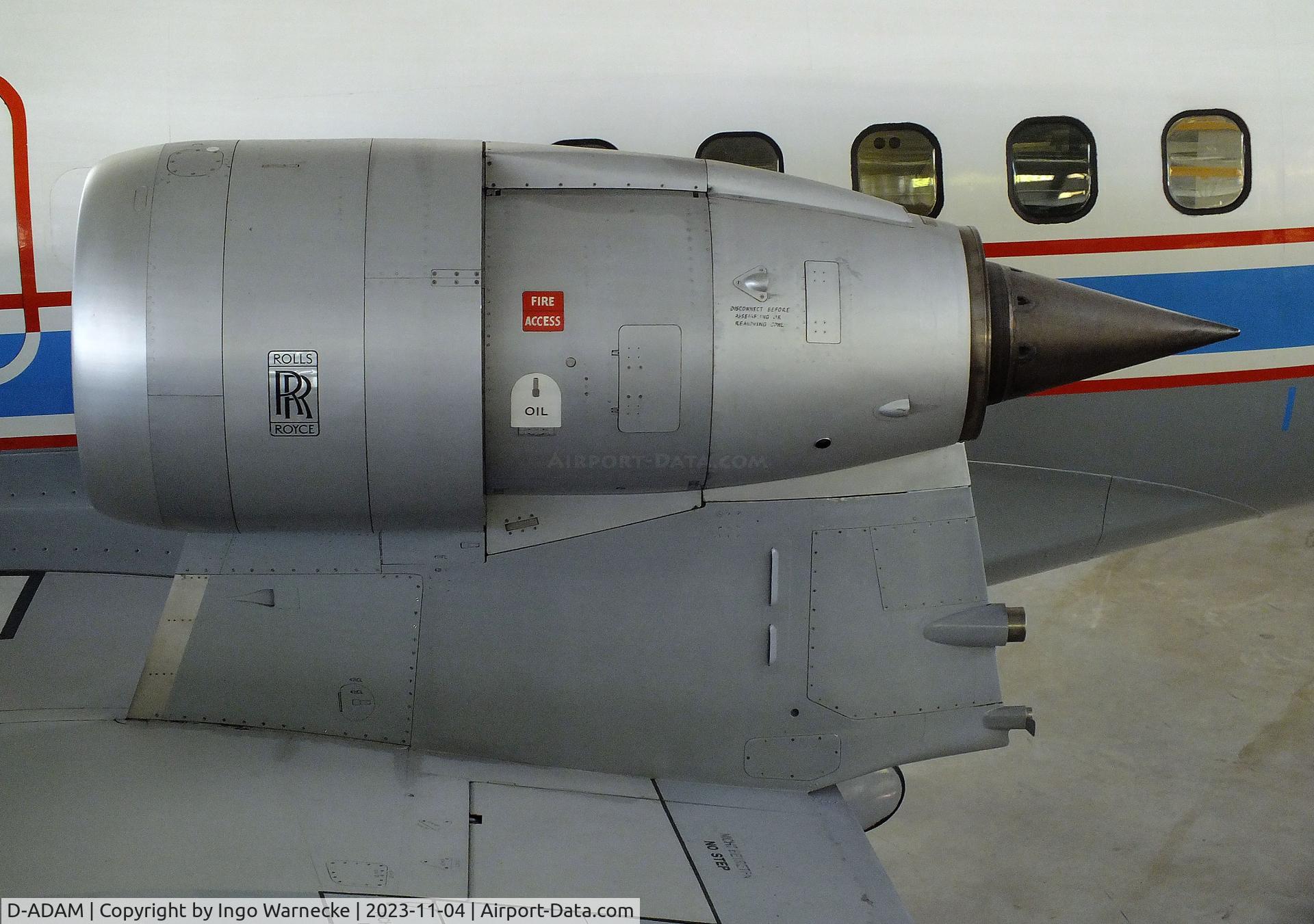 D-ADAM, 1978 VFW-Fokker VFW-614 C/N G17, VFW 614 ATTAS (Advanced Technologies Testing Aircraft System) at the Flugwerft Schleißheim of Deutsches Museum, Oberschleißheim