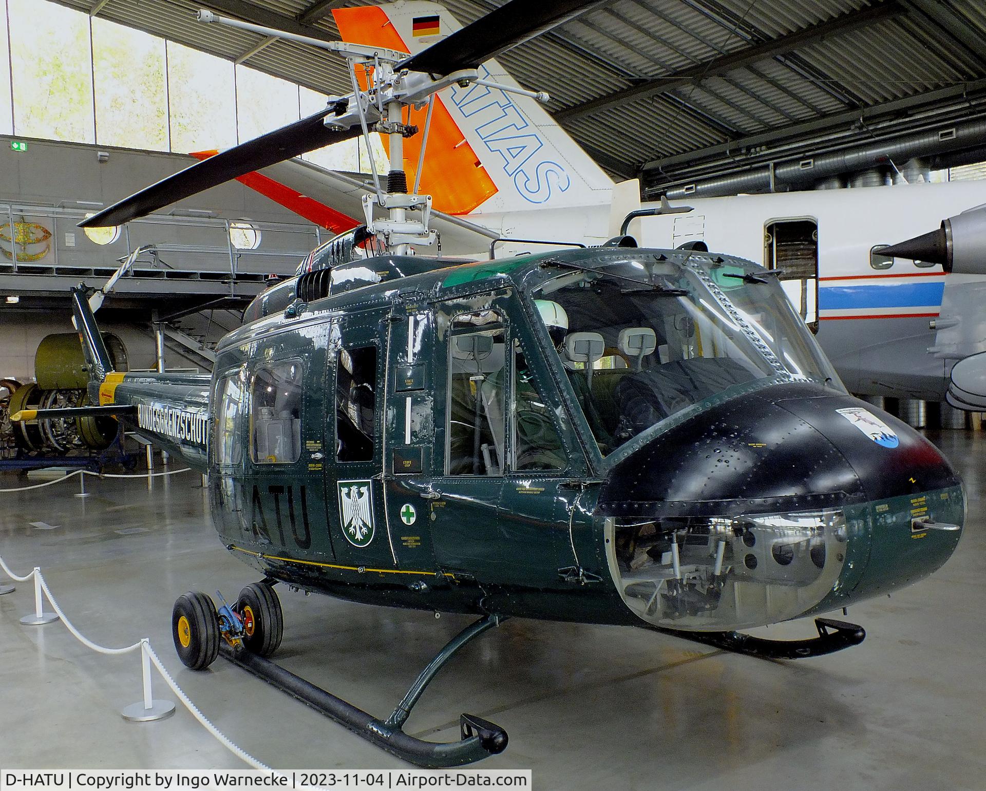 D-HATU, 1970 Bell (Dornier) UH-1D Iroquois (205) C/N 8066, Bell (Dornier) UH-1D Iroquois at the Flugwerft Schleißheim of Deutsches Museum, Oberschleißheim
