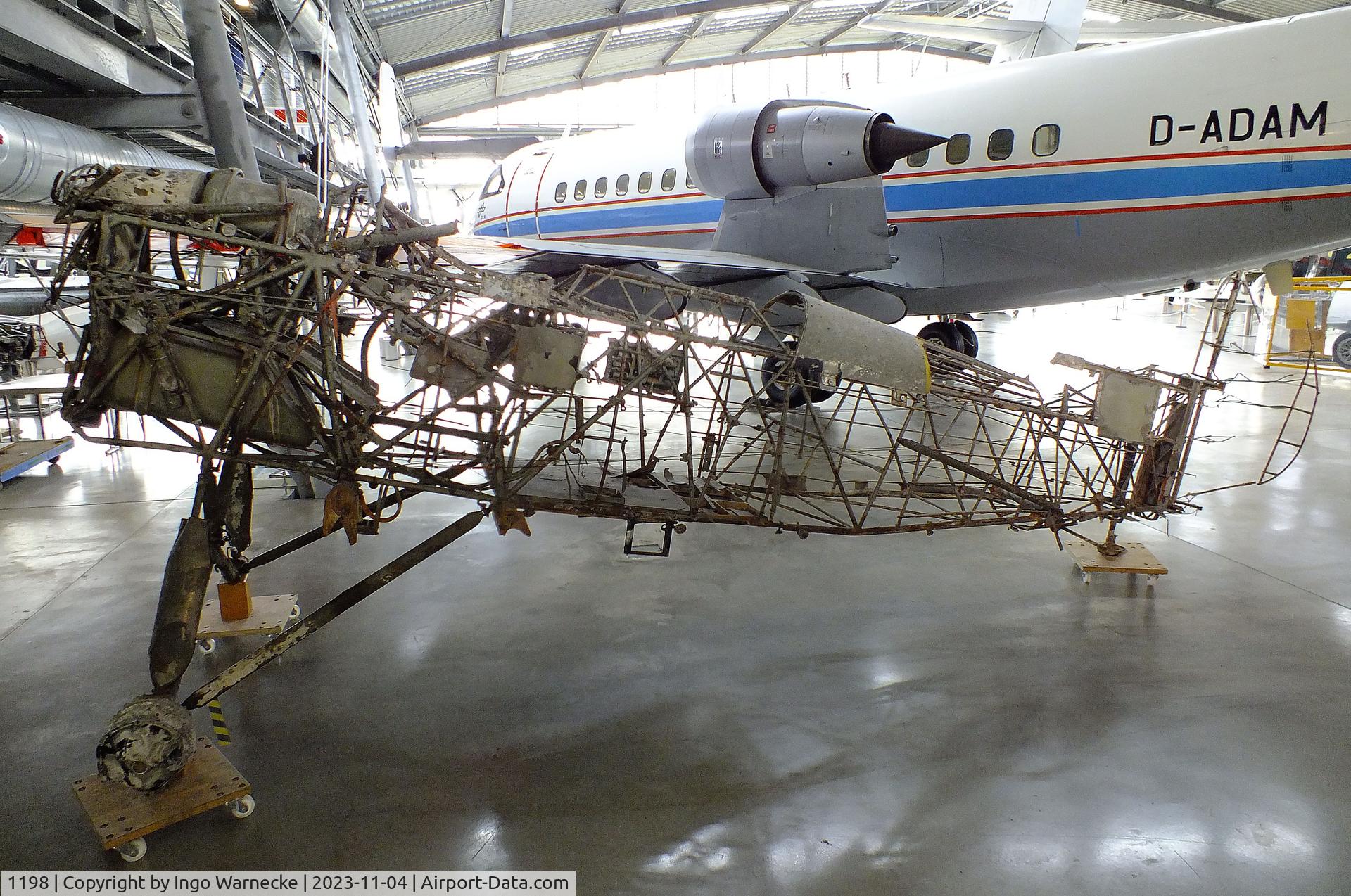 1198, Arado Ar-66 C/N Not found 1198, Arado Ar 66 (fuselage skeleton only, minus engine) at the Flugwerft Schleißheim of Deutsches Museum, Oberschleißheim