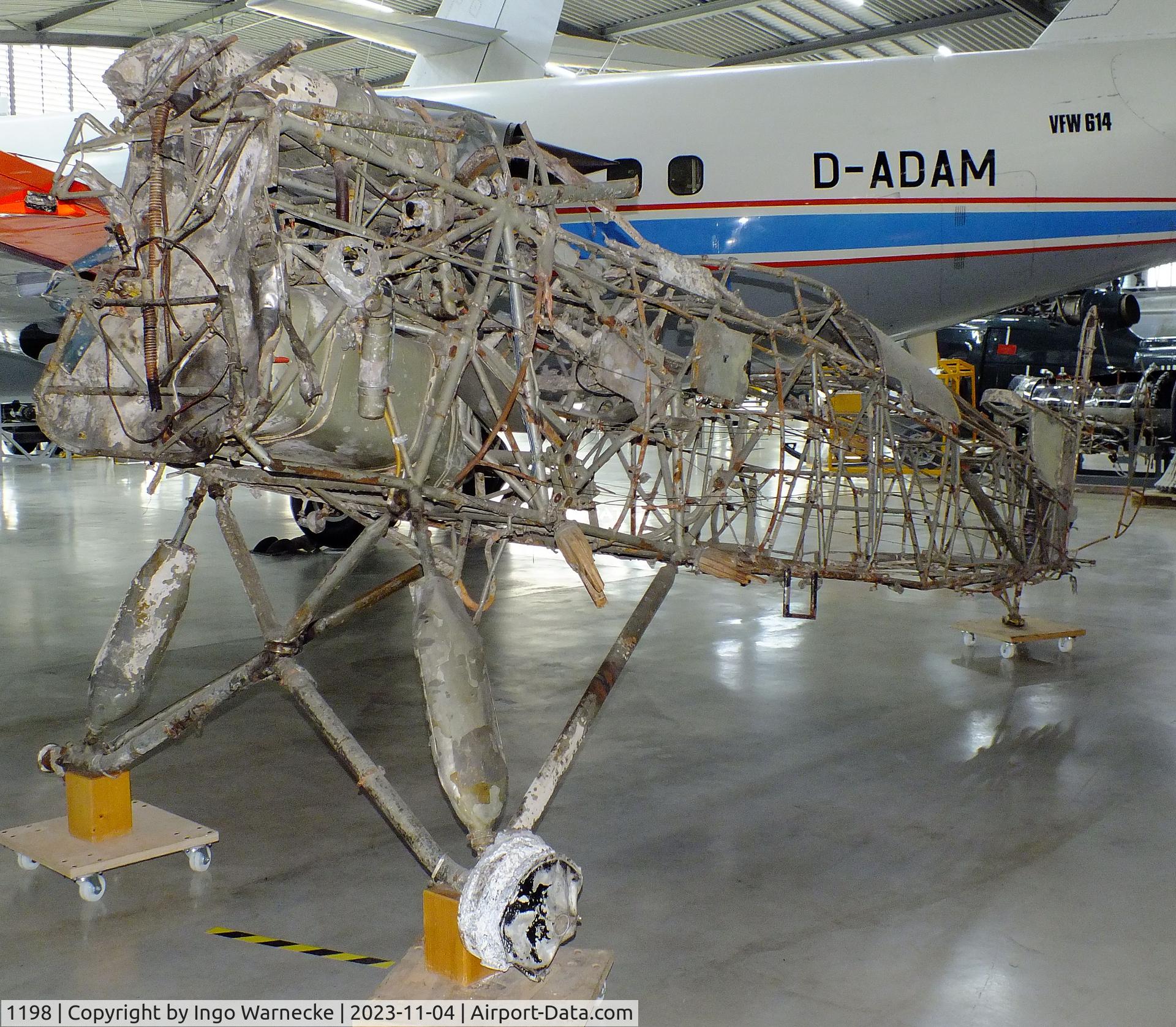1198, Arado Ar-66 C/N Not found 1198, Arado Ar 66 (fuselage skeleton only, minus engine) at the Flugwerft Schleißheim of Deutsches Museum, Oberschleißheim