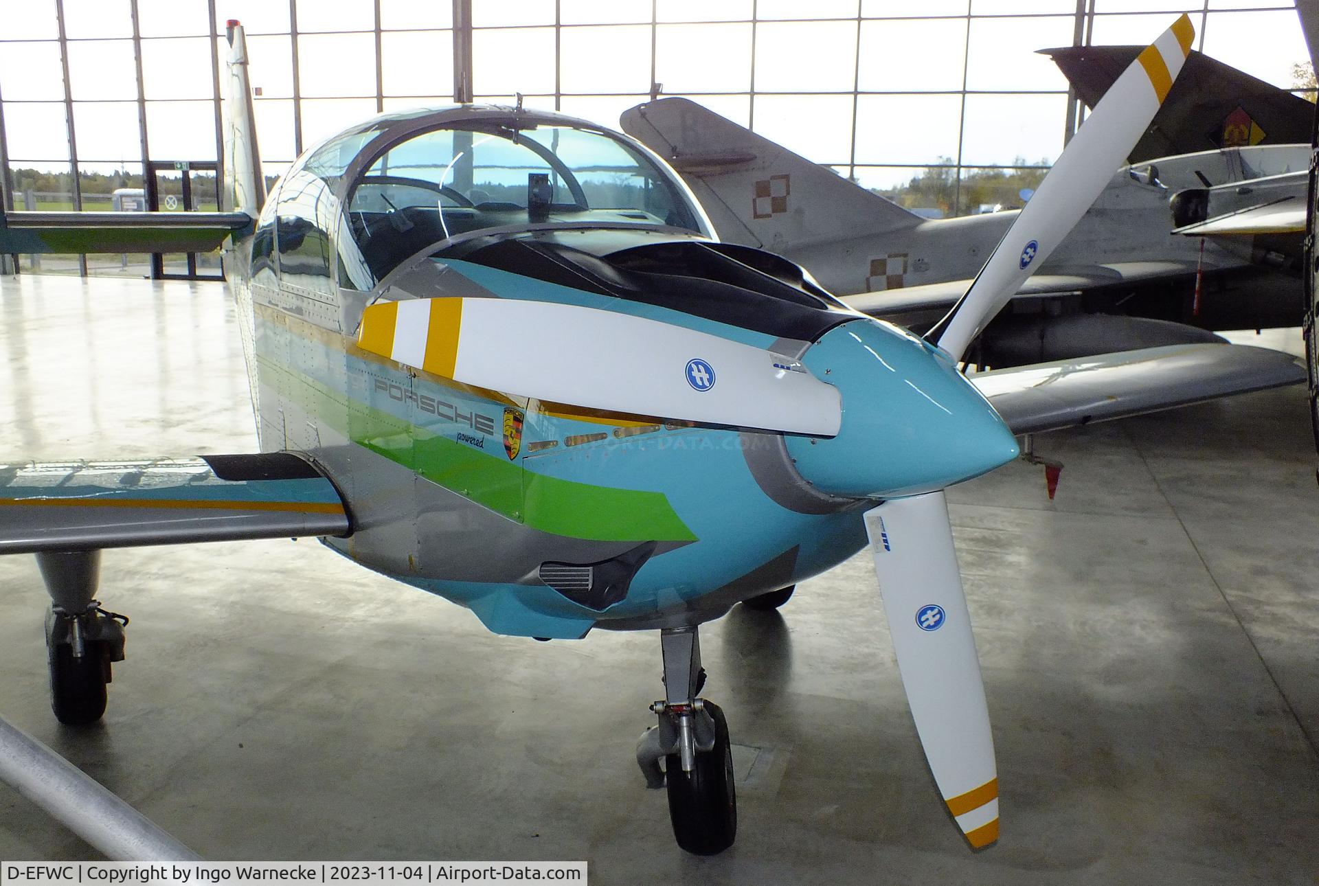 D-EFWC, MBB 223M-4 Flamingo C/N 151, MBB 223M-4 Flamingo PFM (with Porsche engine) at the Flugwerft Schleißheim of Deutsches Museum, Oberschleißheim