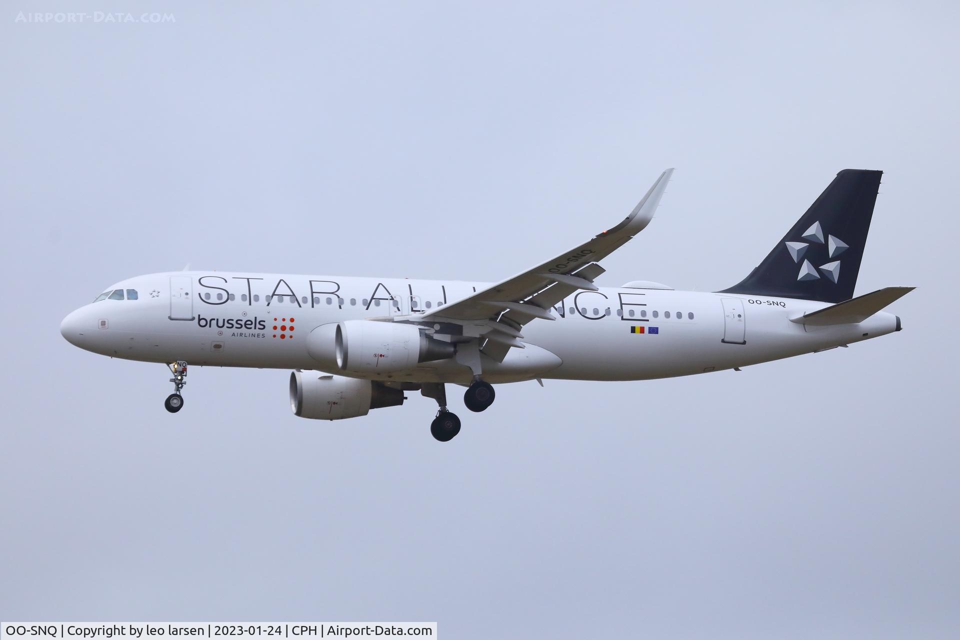 OO-SNQ, 2013 Airbus A320-214 C/N 5658, Copenhagen 24.1.2024