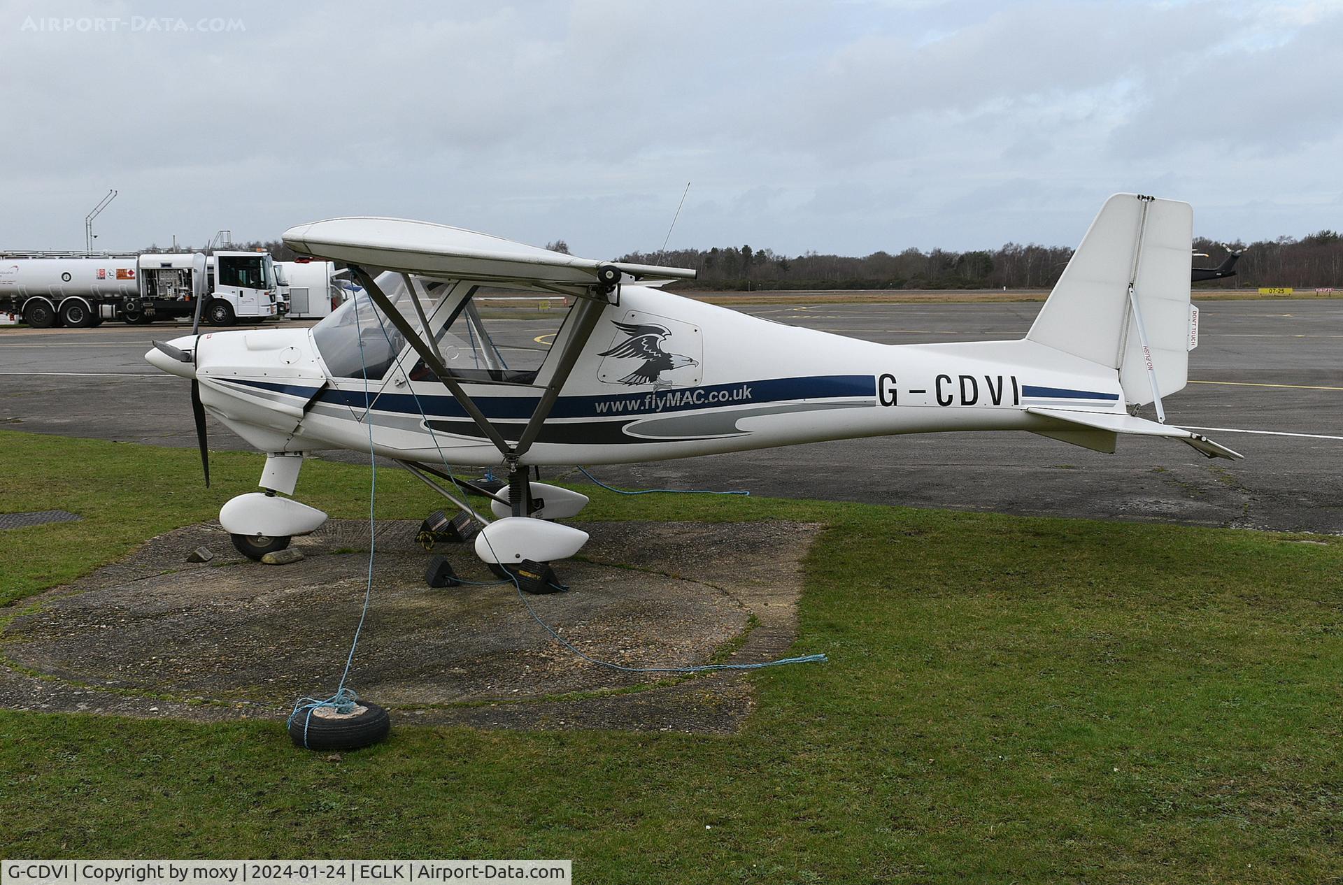 G-CDVI, 2006 Comco Ikarus C42 FB80 C/N 0602-6794, Comco Ikarus C42 FB80 at Blackbushe.