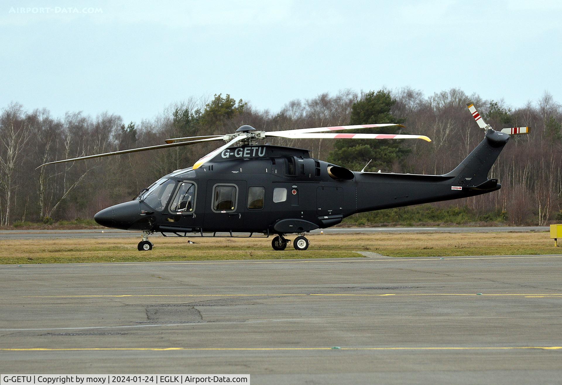 G-GETU, 2017 Leonardo AW169 C/N 69053, Leonardo AW169 at Blackbushe.