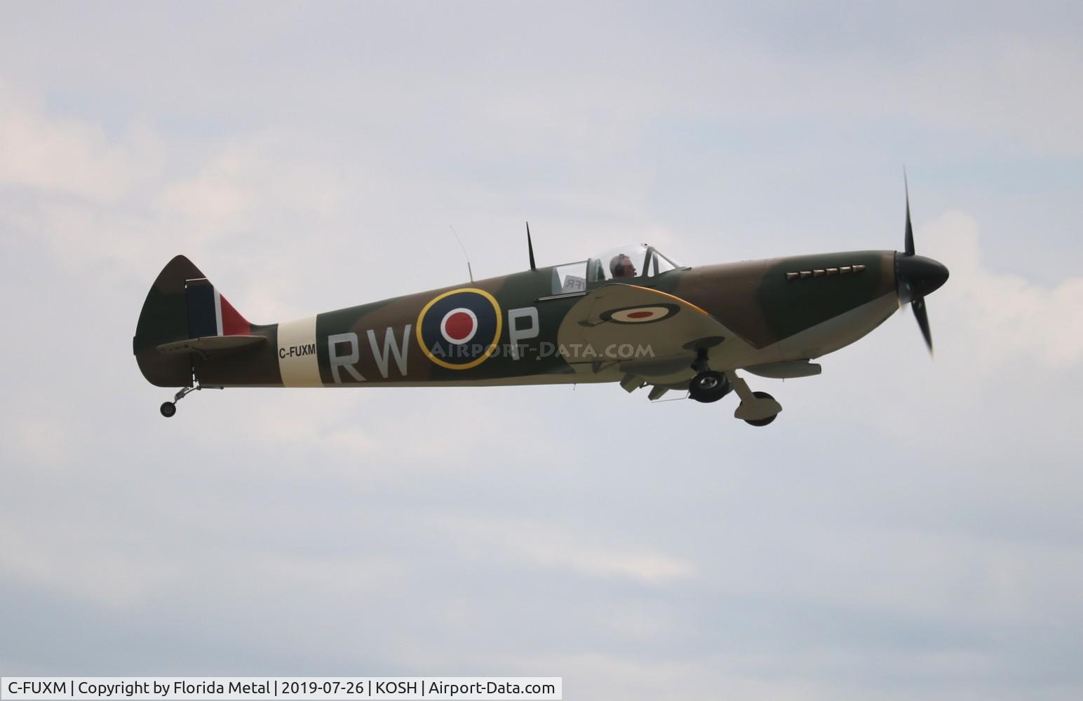 C-FUXM, 2014 Supermarine Aircraft Spitfire Mk.26 C/N 71, OSH 19 zx