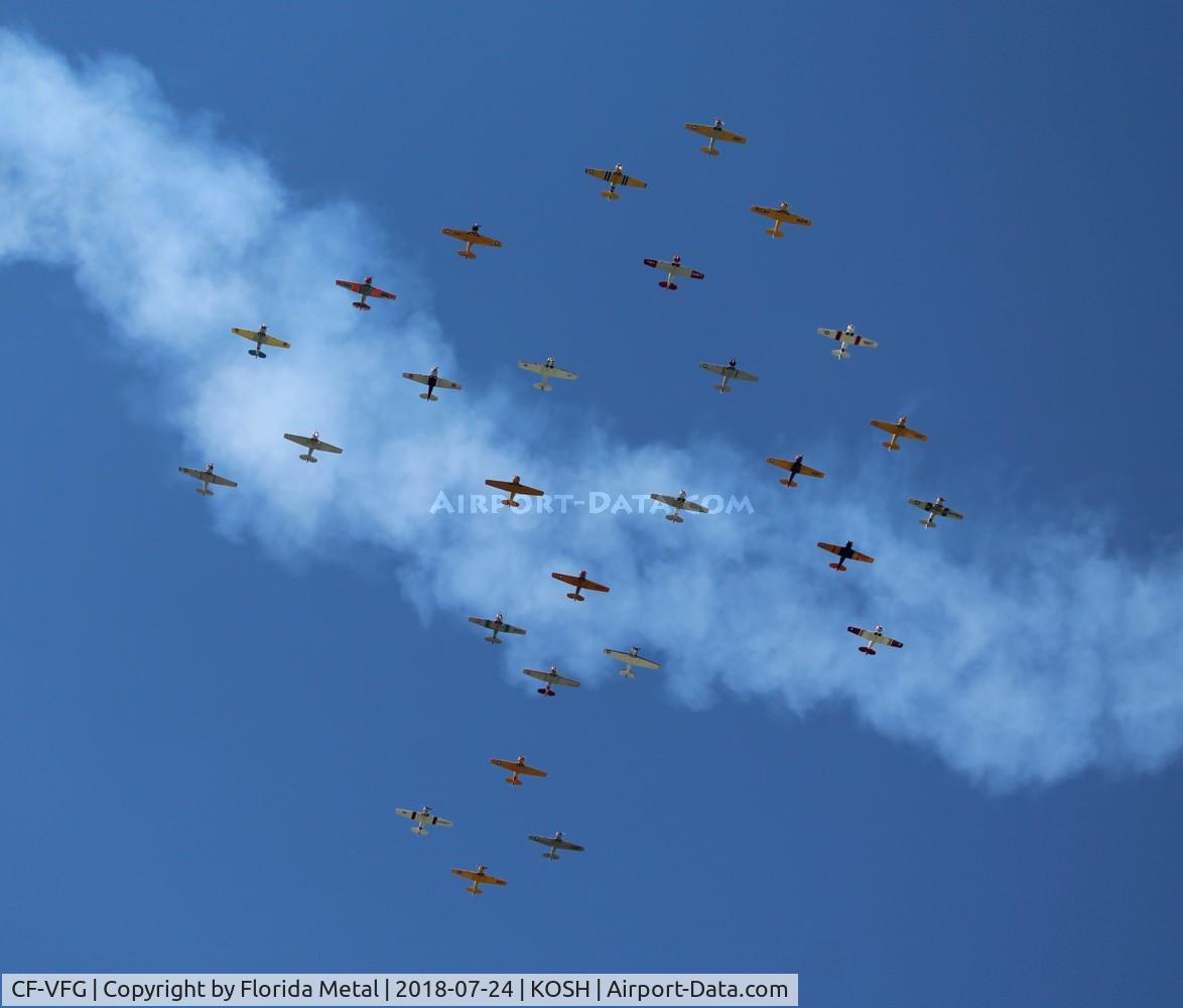 CF-VFG, 1952 Canadian Car & Foundry T-6 Harvard Mk.4 C/N CCF4-195, OSH 18 zx