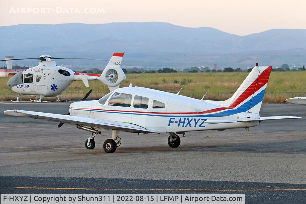 F-HXYZ, 1988 Piper PA-28-161 Warior II C/N 28-16059, Parked...