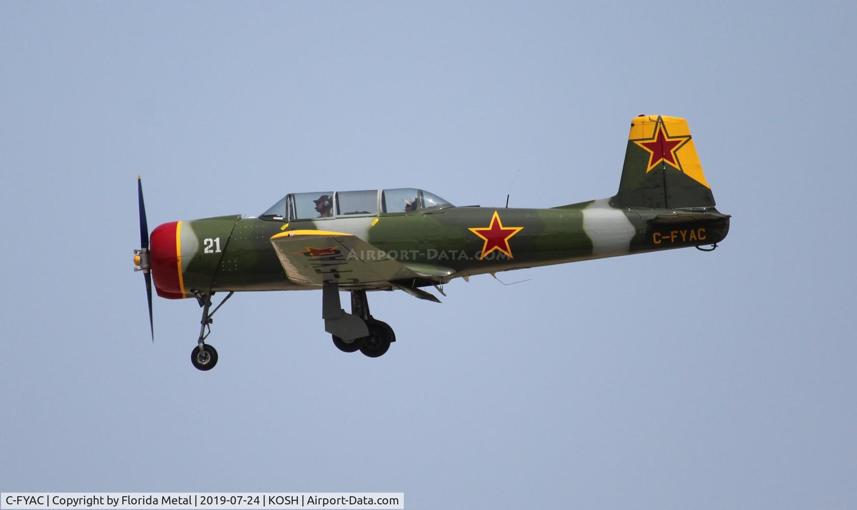 C-FYAC, 1969 Nanchang CJ-6A C/N 2632060, CJ-6A zx