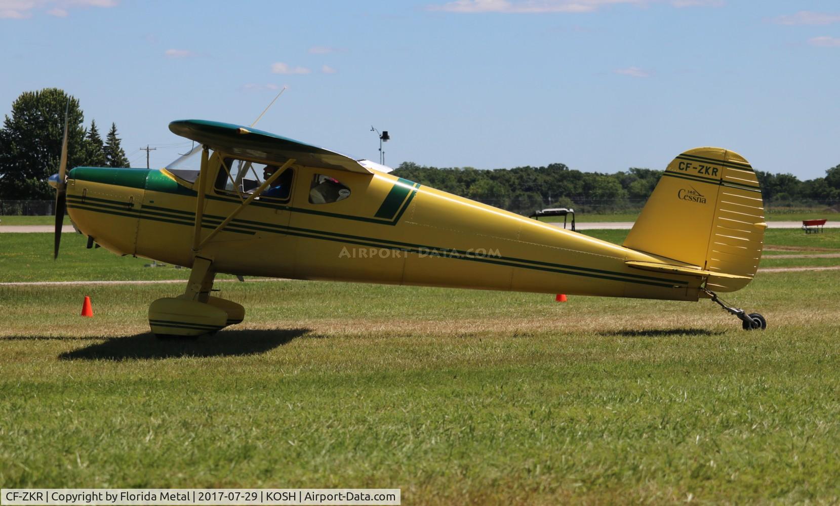 CF-ZKR, 1947 Cessna 140 C/N 12543, C140 zx