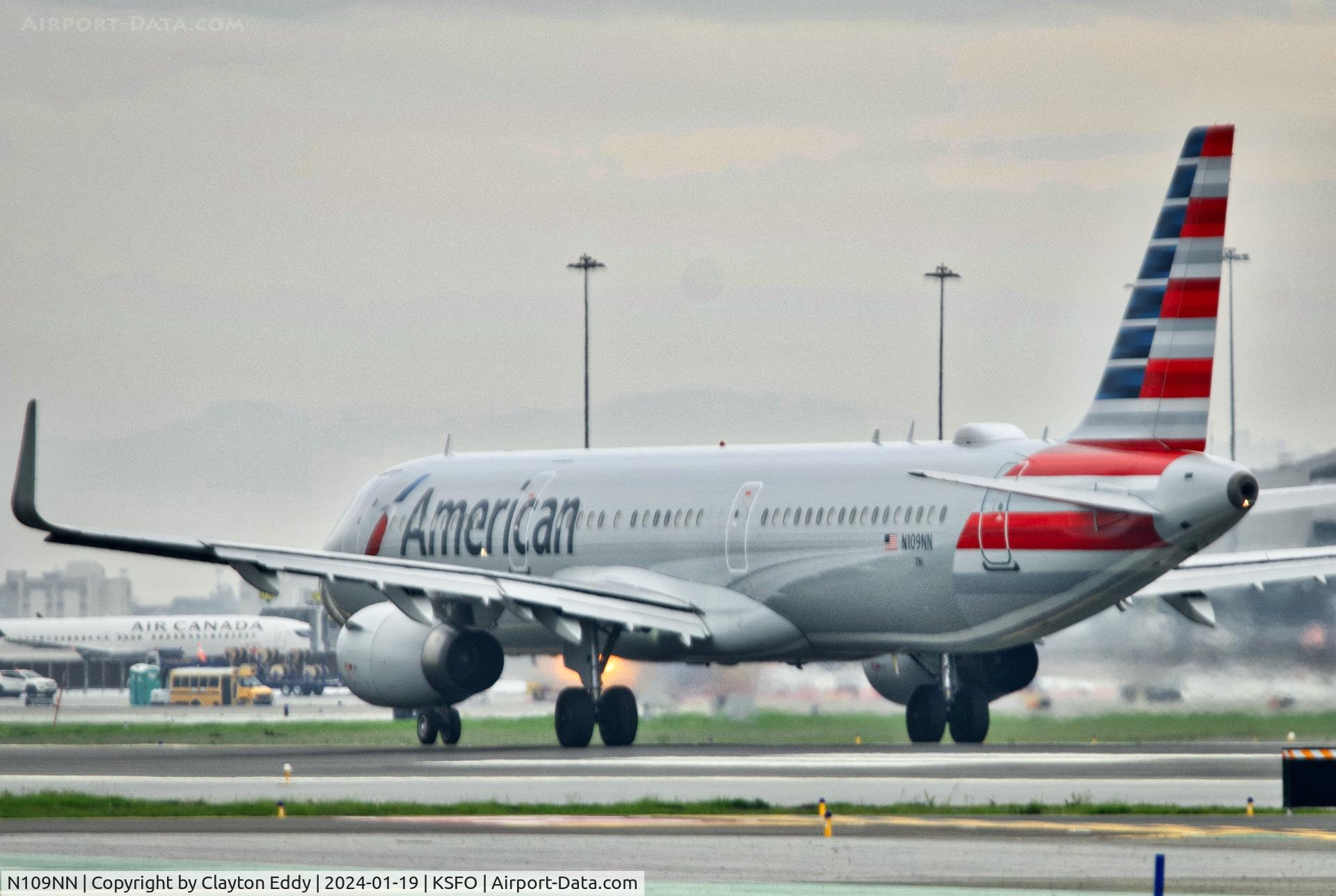N109NN, 2014 Airbus A321-231 C/N 5955, SFO 2024.