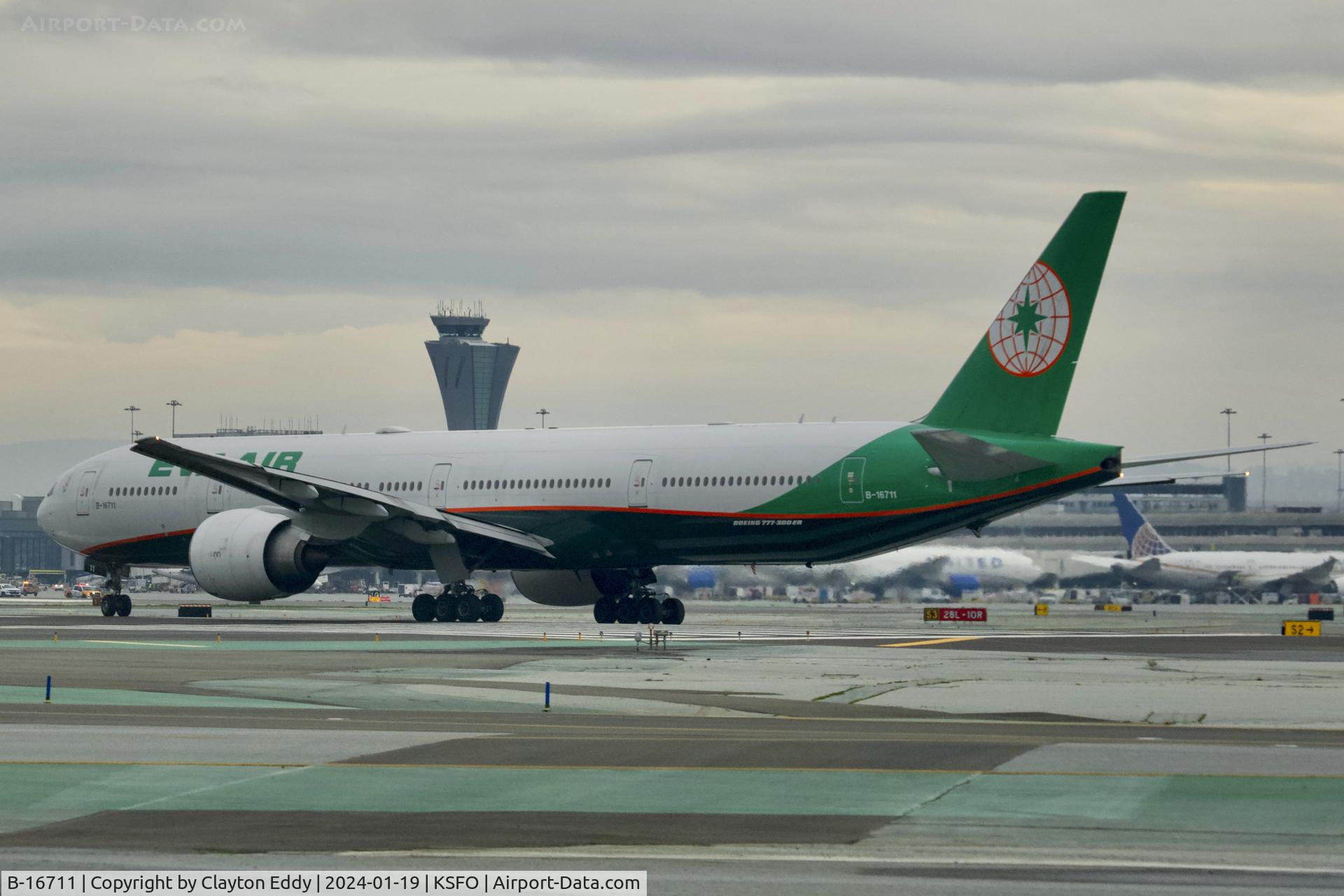 B-16711, 2008 Boeing 777-35E/ER C/N 33754, SFO 2024.