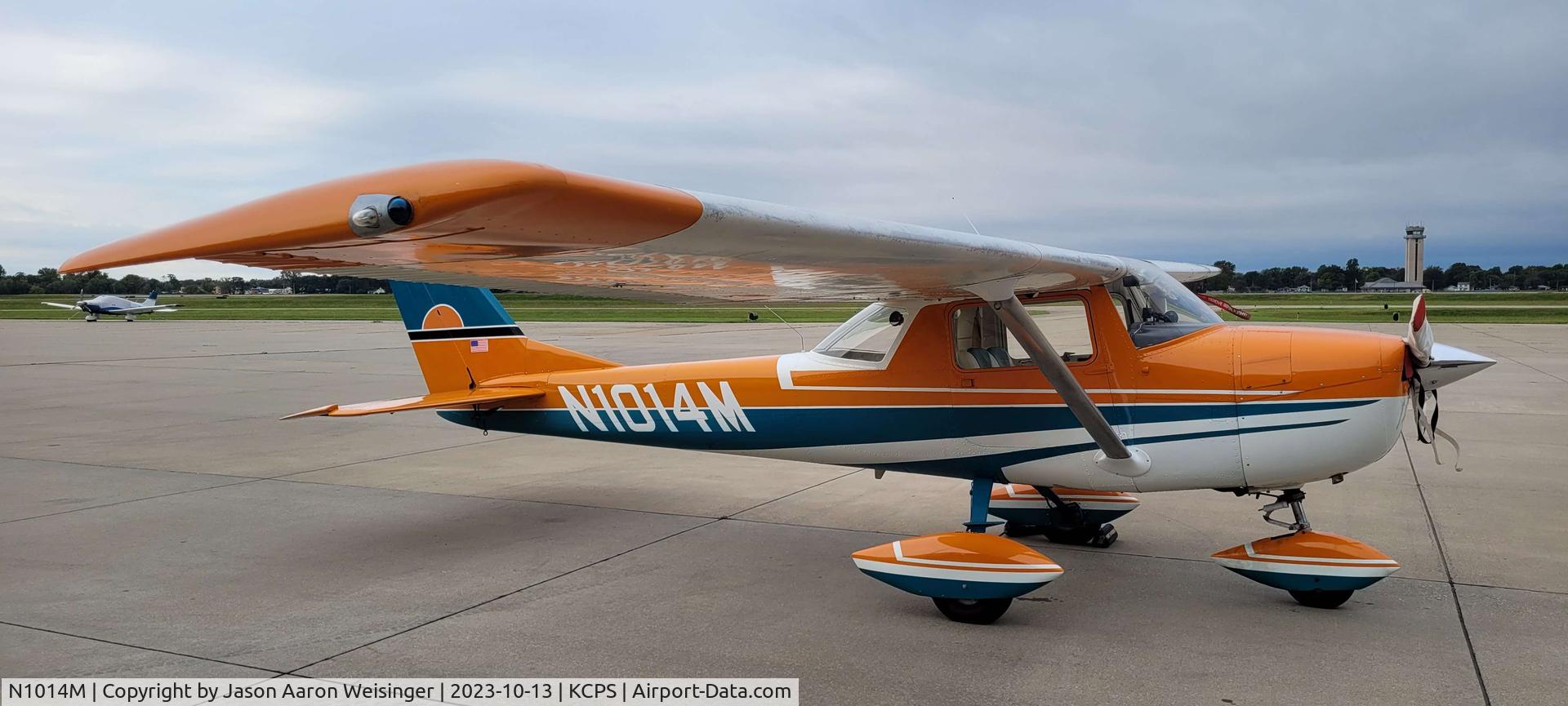 N1014M, 1969 Cessna 150J C/N 15070994, N1014M at KCPS 13 Oct 2023