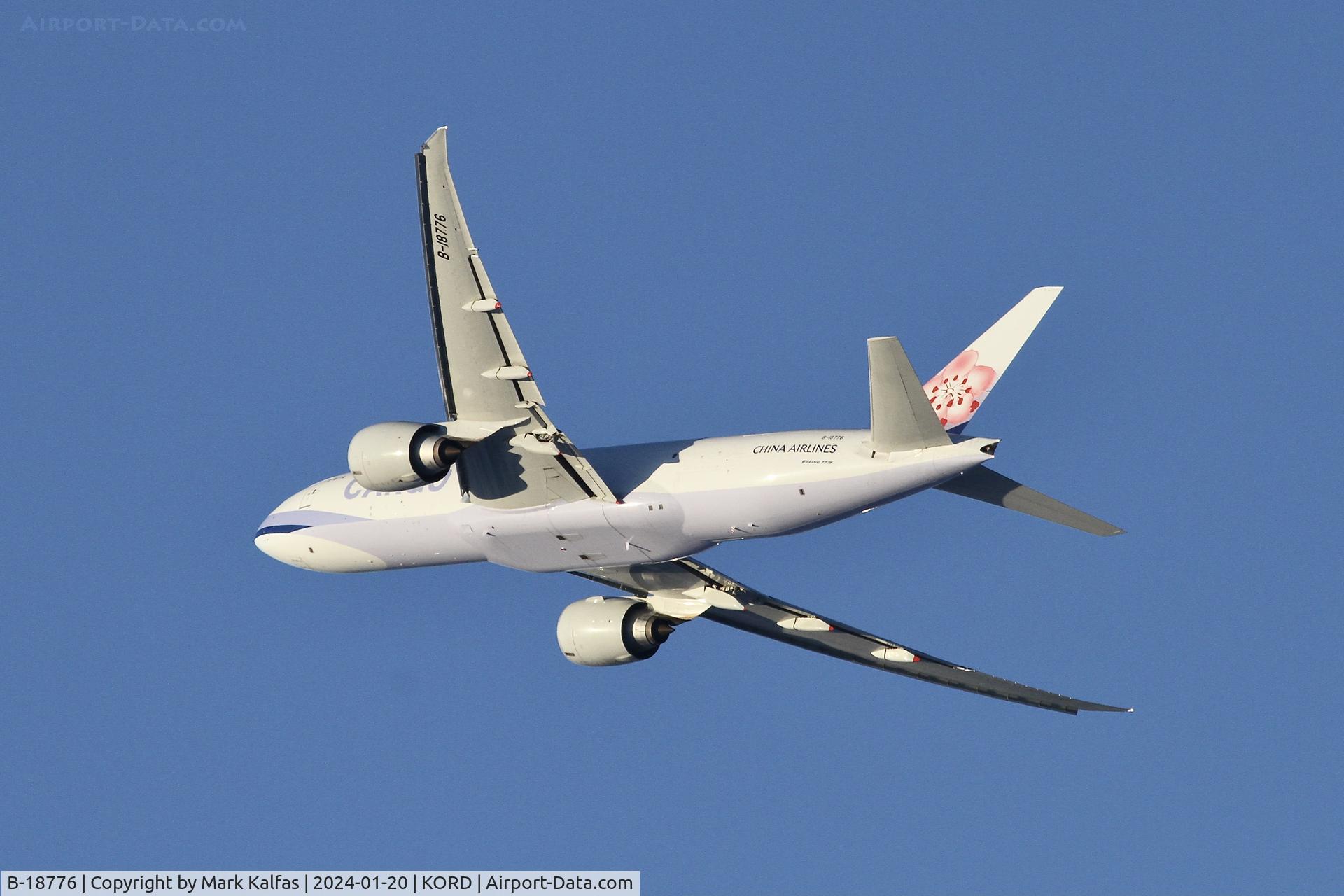 B-18776, 2022 Boeing 777-200LR C/N 66900, B77L China Airlines BOEING 777-200LR B-18776 CAL5313 KORD-RJGG