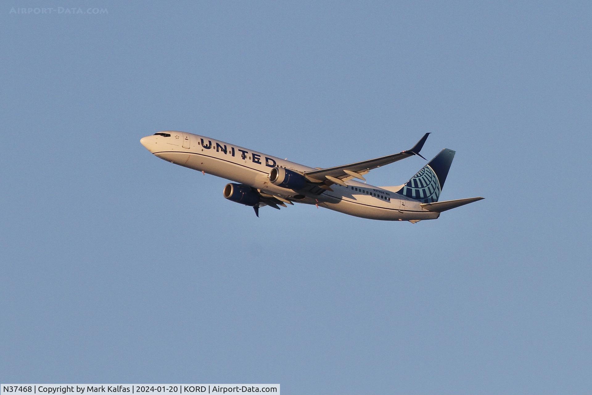 N37468, 2013 Boeing 737-924/ER C/N 32836, B739 United Airlines  BOEING 737-924ER N37468 UAL2231  ORD-SJU