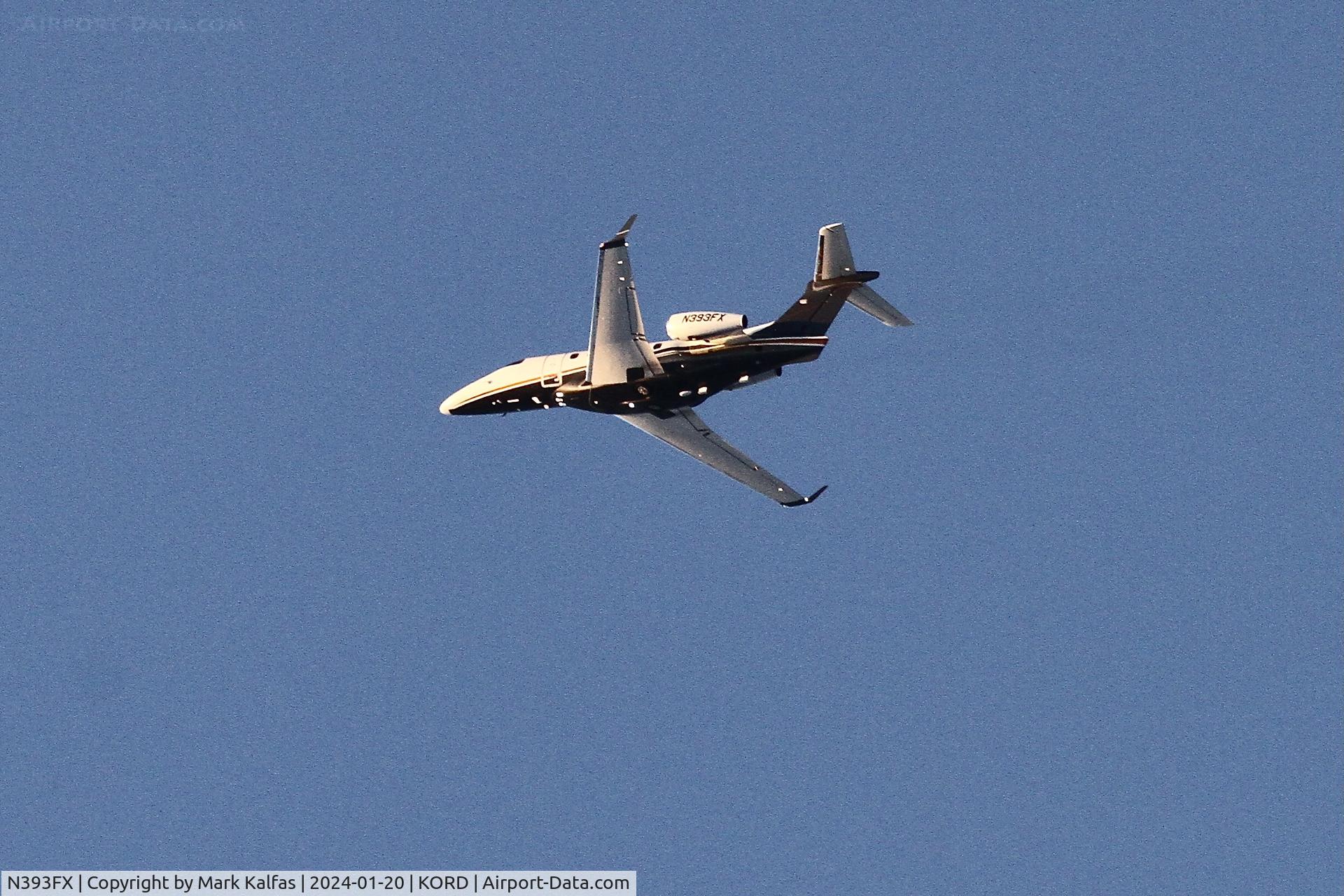 N393FX, 2023 Embraer EMB-505 Phenom 300E C/N 50500756, E55P Flexjet Embraer Phenom 300, N393FX  LXJ383 ORD-EAR