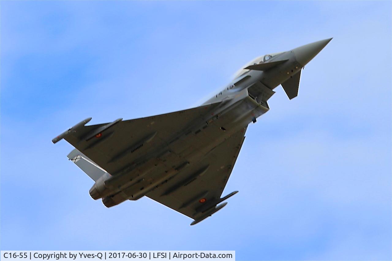 C16-55, Eurofighter EF-2000 Typhoon S C/N SS037, Eurofighter EF-2000 Typhoon S, On display, St Dizier-Robinson Air Base 113 (LFSI)