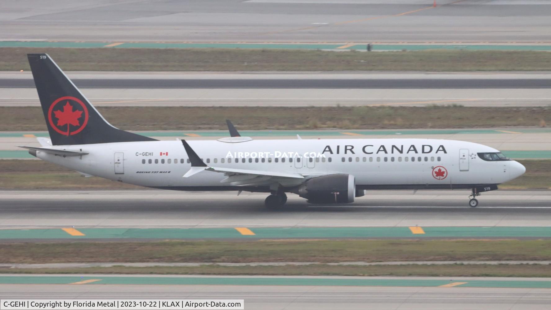 C-GEHI, 2019 Boeing 737-8 MAX C/N 61225, ACA 737-8 zx LAX-YYZ