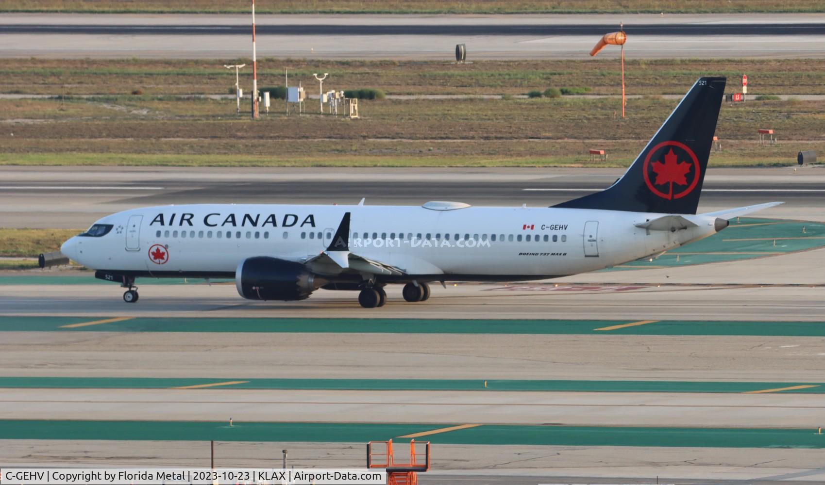 C-GEHV, 2019 Boeing 737-8 MAX C/N 61227, ACA 737-8 zx LAX-YVR