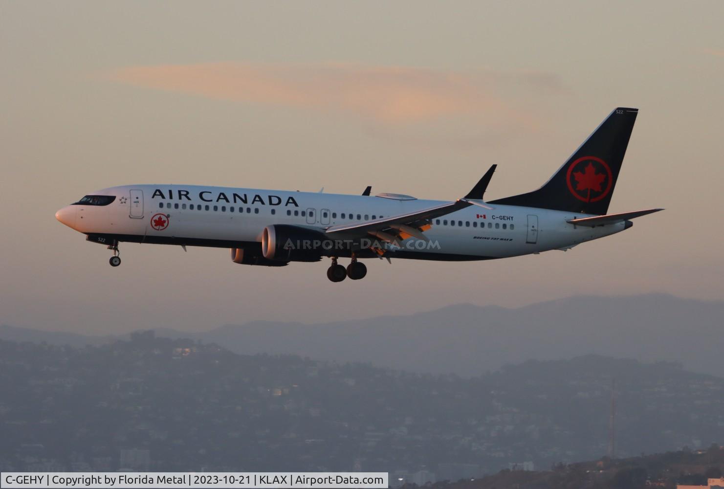 C-GEHY, 2019 Boeing 737-8 MAX C/N 61228, ACA 737-8 zx CYYZ-LAX
