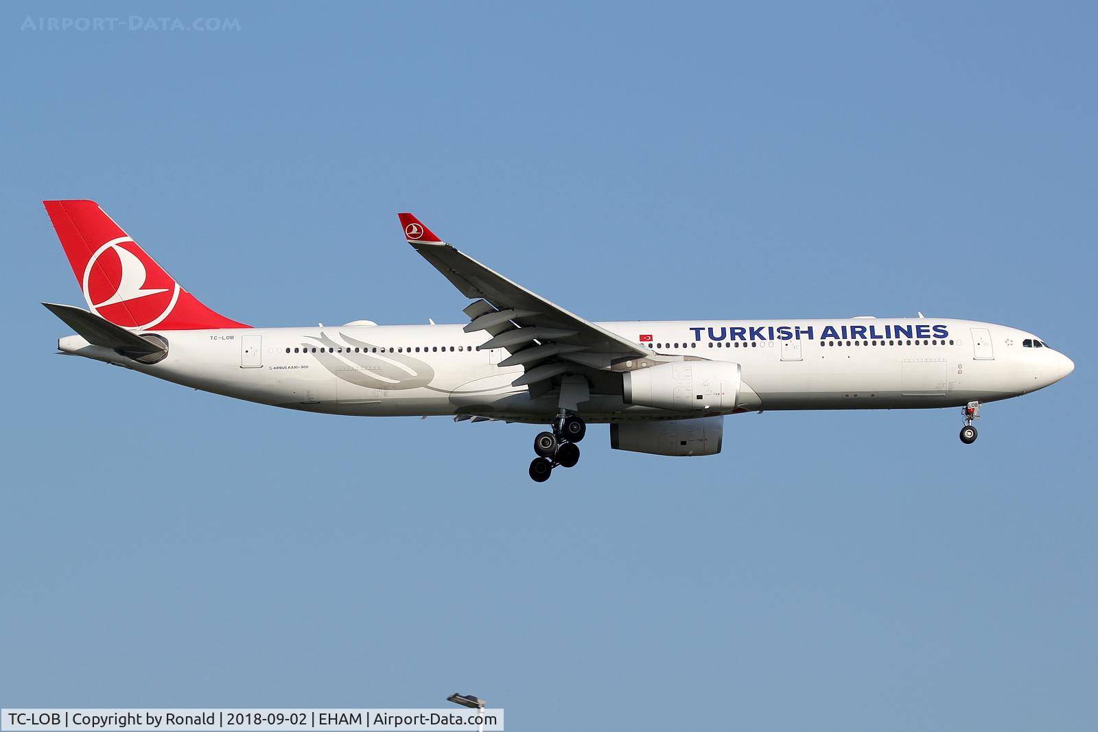 TC-LOB, 2013 Airbus A330-343 C/N 1491, at spl