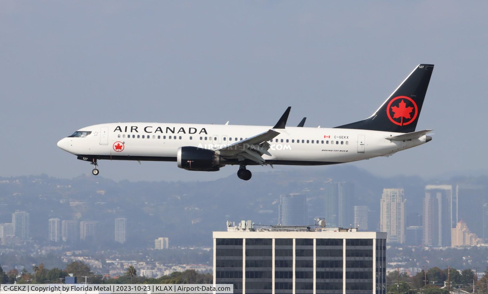 C-GEKZ, 2019 Boeing 737-8 MAX C/N 61236, ACA 737-8 zx YVR-LAX