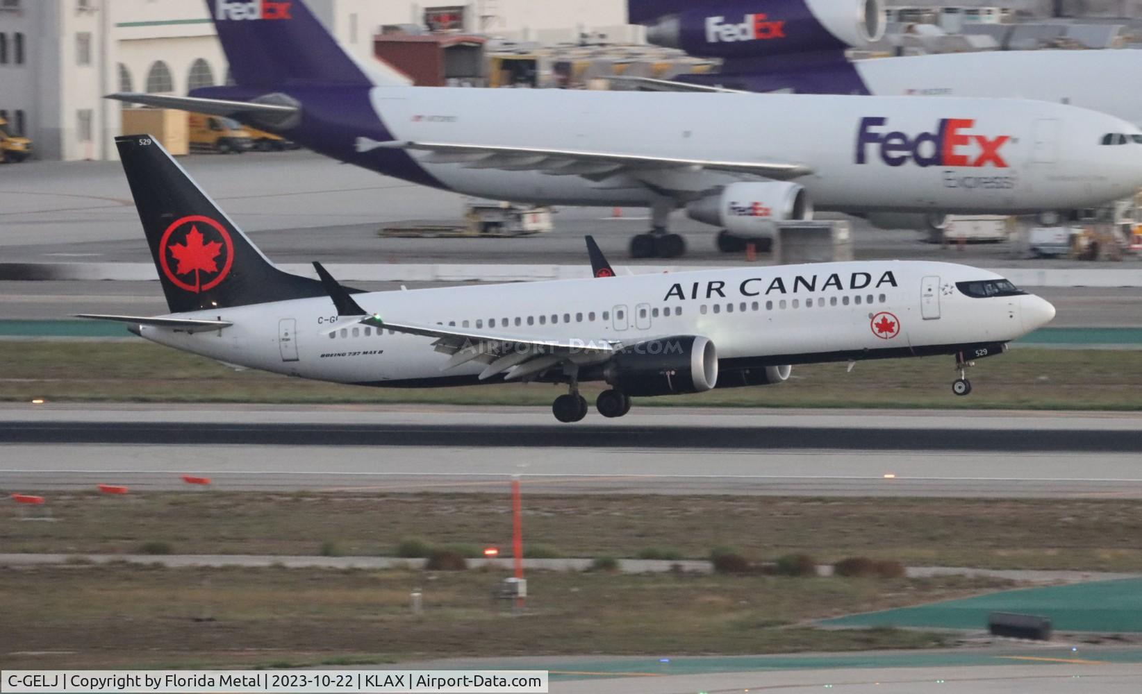 C-GELJ, Boeing 737-8 MAX C/N 61234, ACA 737-8 zx CYYZ-LAX