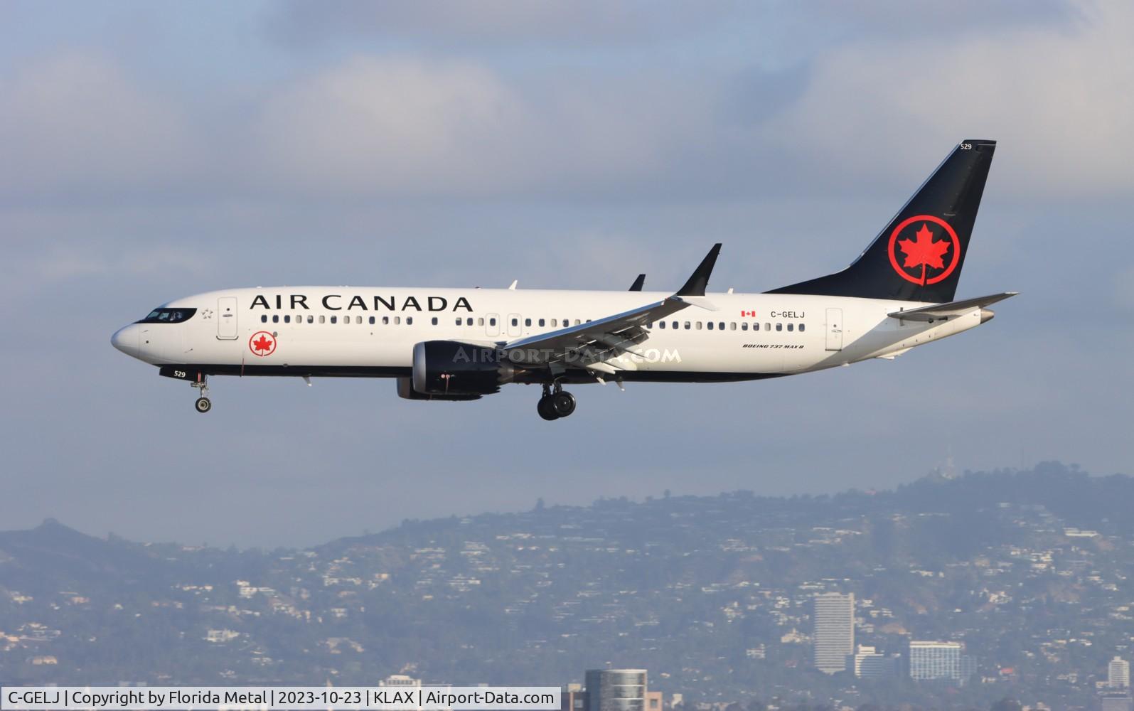 C-GELJ, Boeing 737-8 MAX C/N 61234, ACA 737-8 zx CYYC-LAX