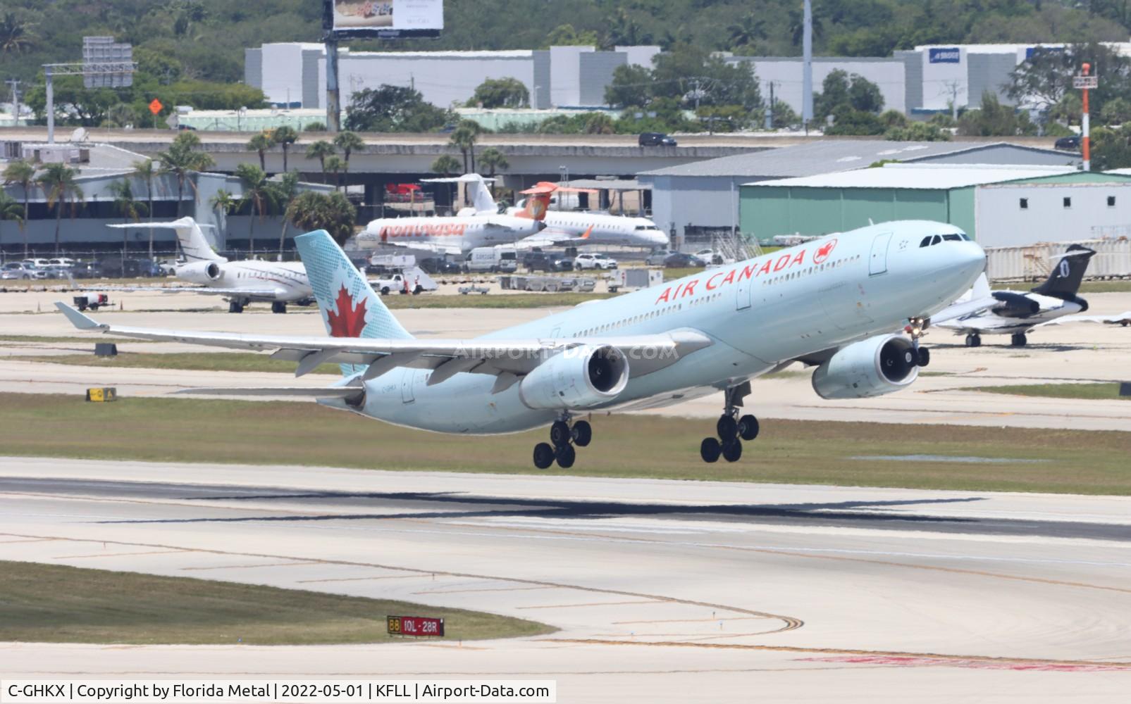 C-GHKX, 2001 Airbus A330-343 C/N 0412, ACA A333 zx FLL-YYZ