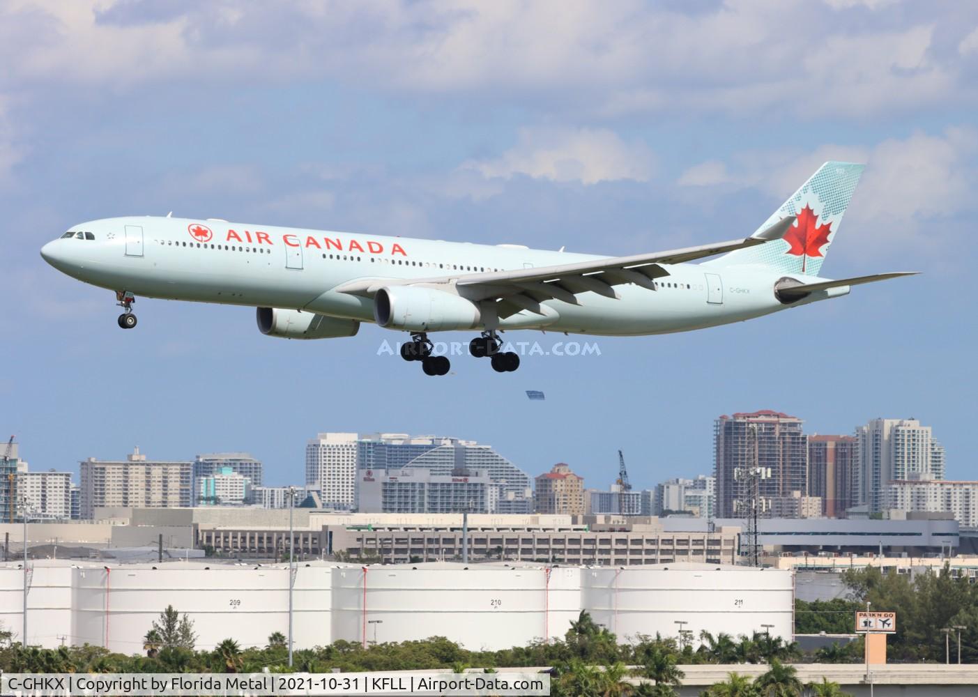 C-GHKX, 2001 Airbus A330-343 C/N 0412, ACA A333 zx CYYZ-FLL